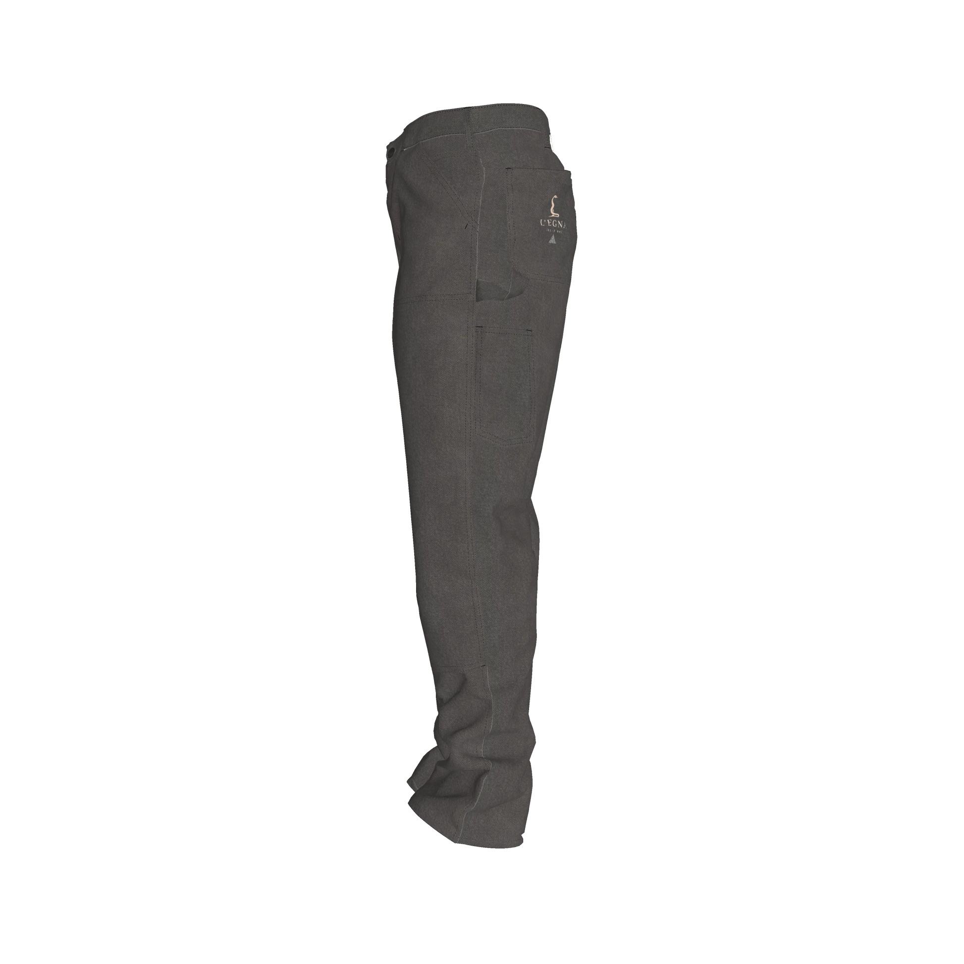 L'EGNA RISING BOXY (GRAY BROWN) Carpenter DENIM