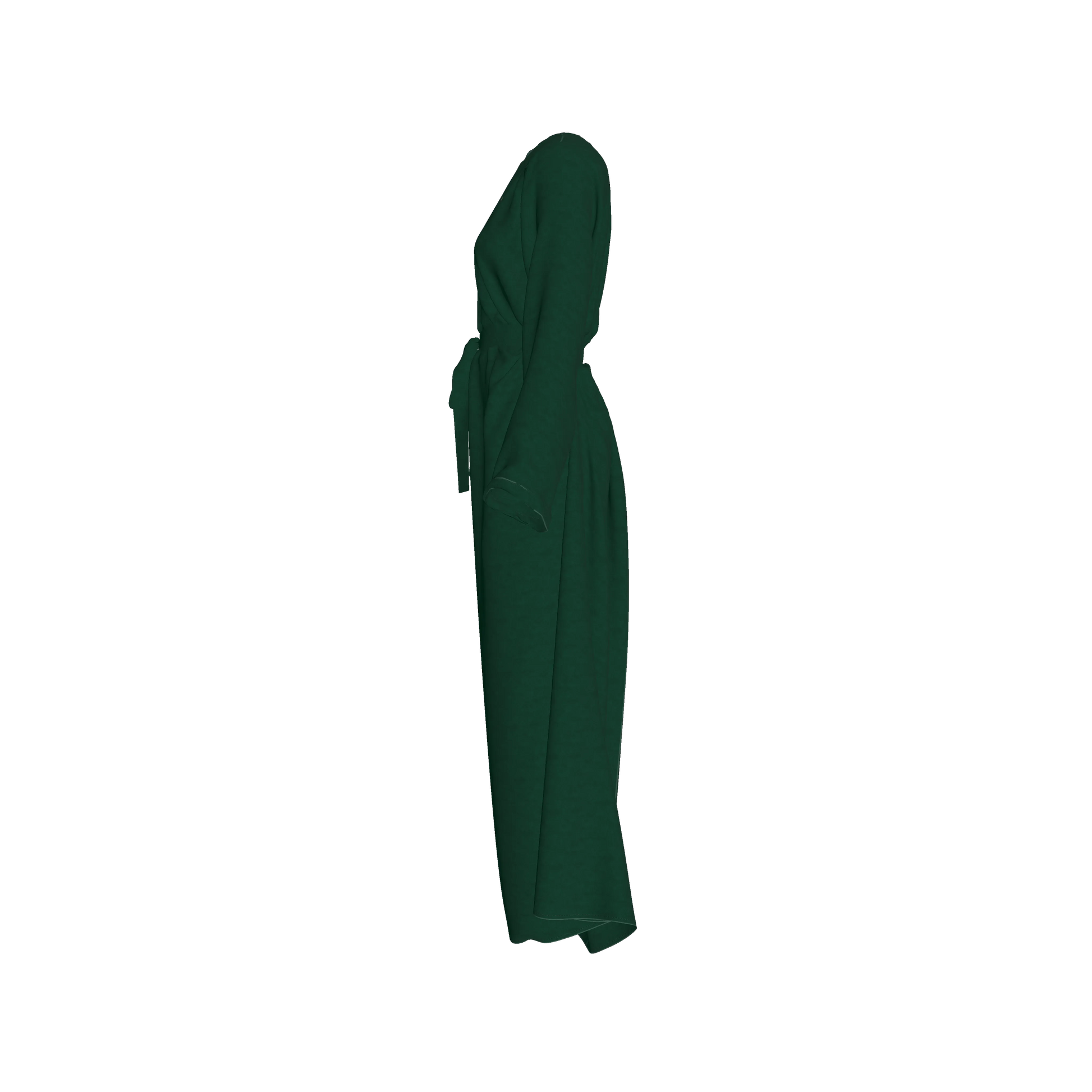 L'EGNA RISING Abaya Dress (Dark Green)