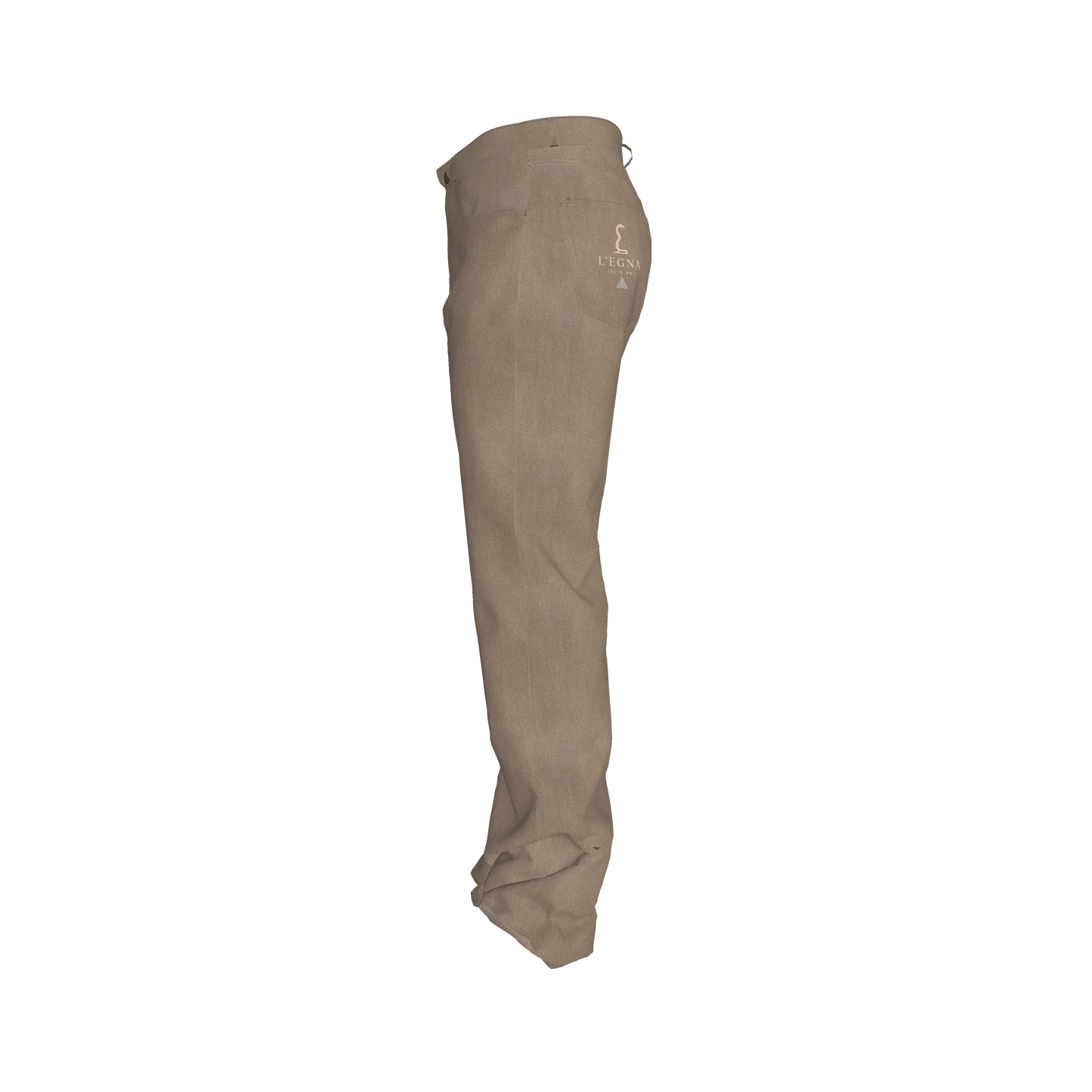 L'EGNA RISING (KHAKI) FLARE JEANS