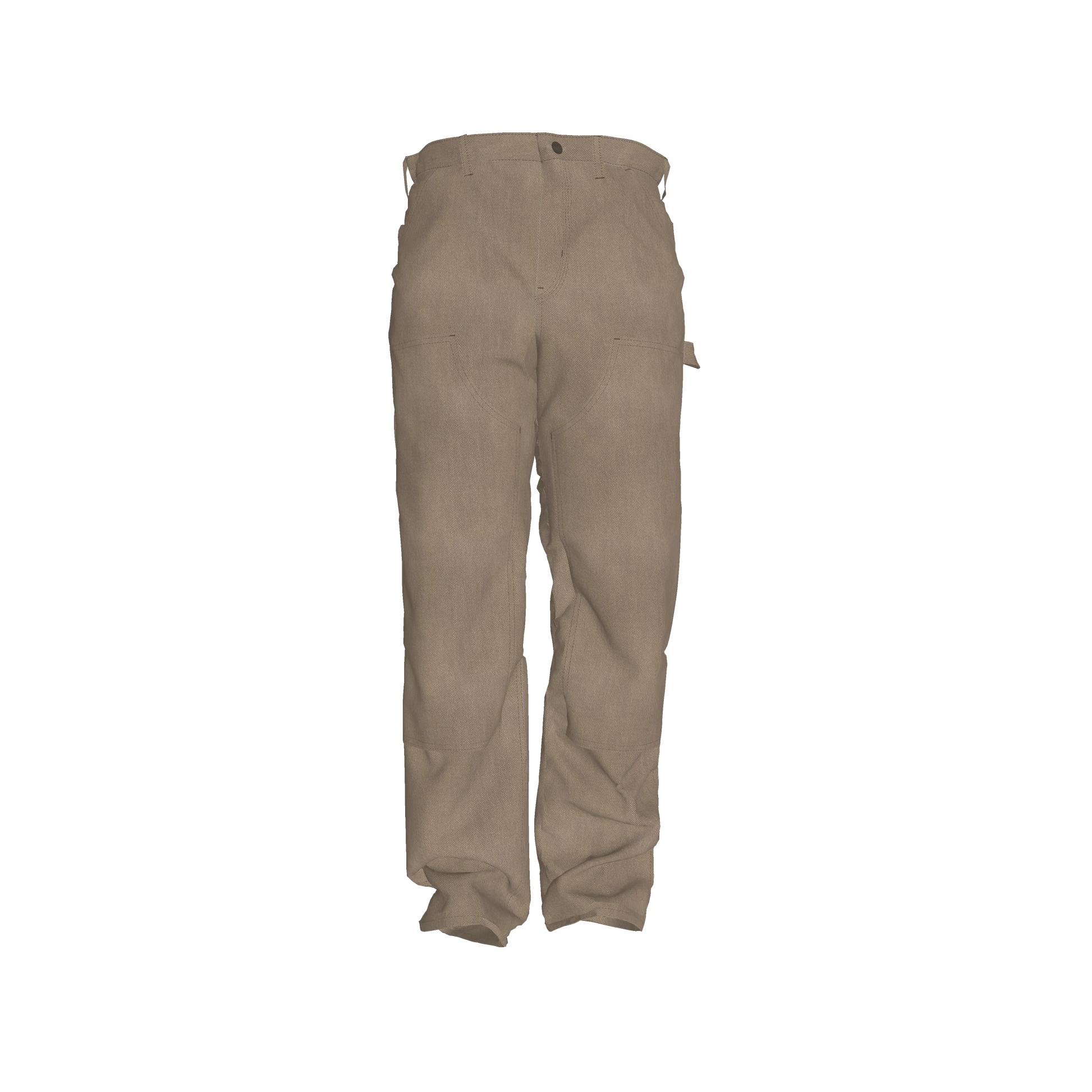 L'EGNA RISING BOXY (KHAKI) CARPENTER DENIM