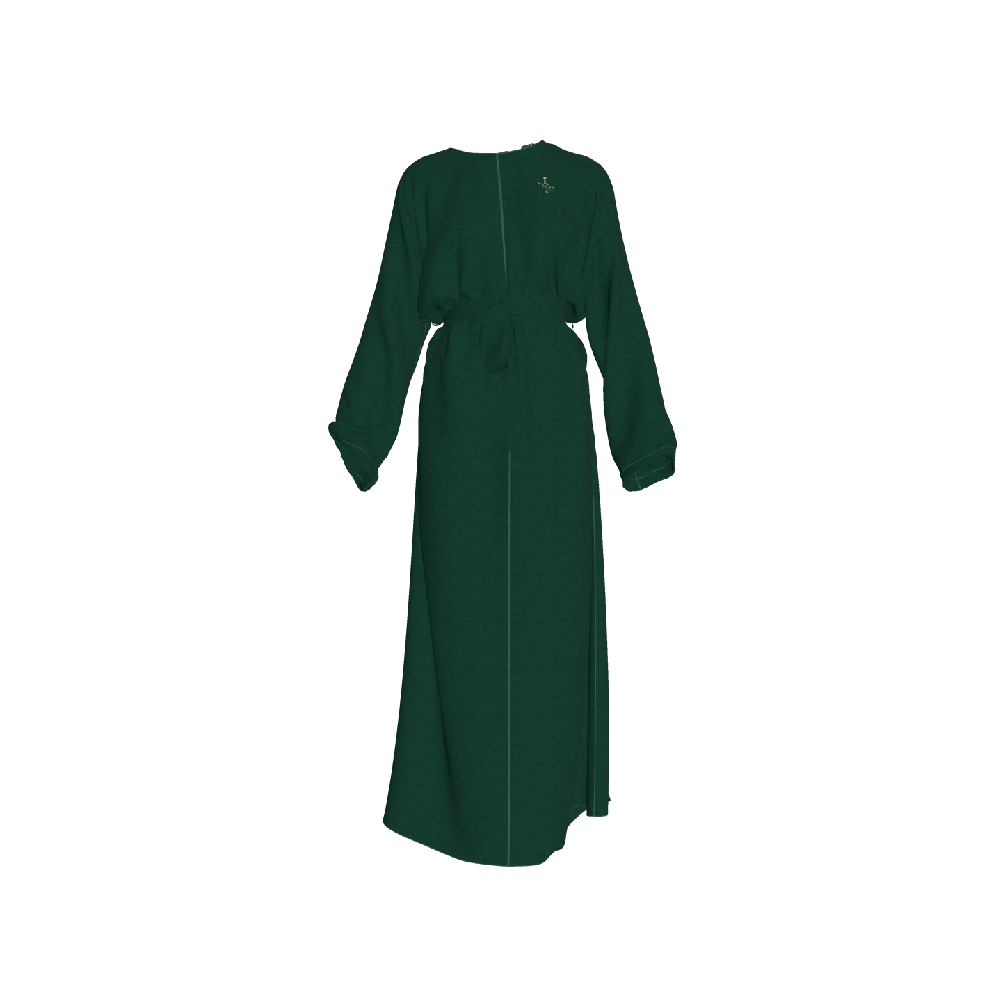 L'EGNA RISING Abaya Dress (Dark Green)