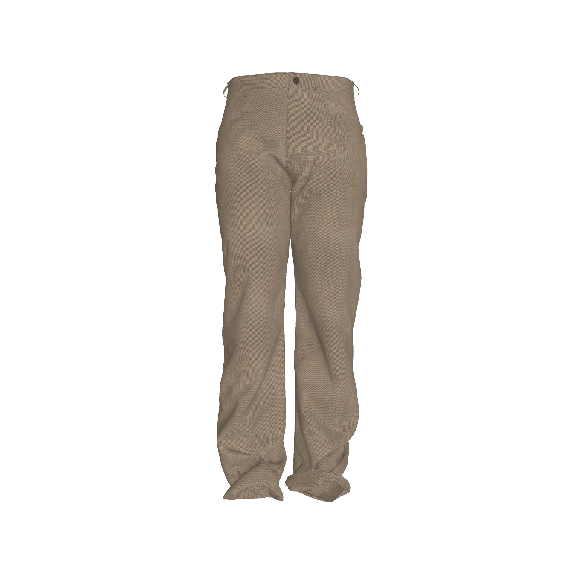 L'EGNA RISING (KHAKI) FLARE JEANS