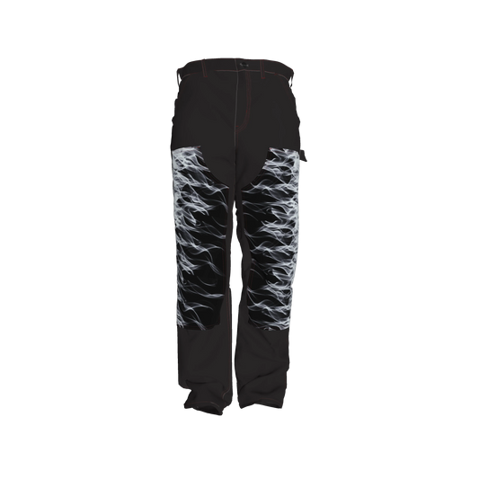 White Fire Pants