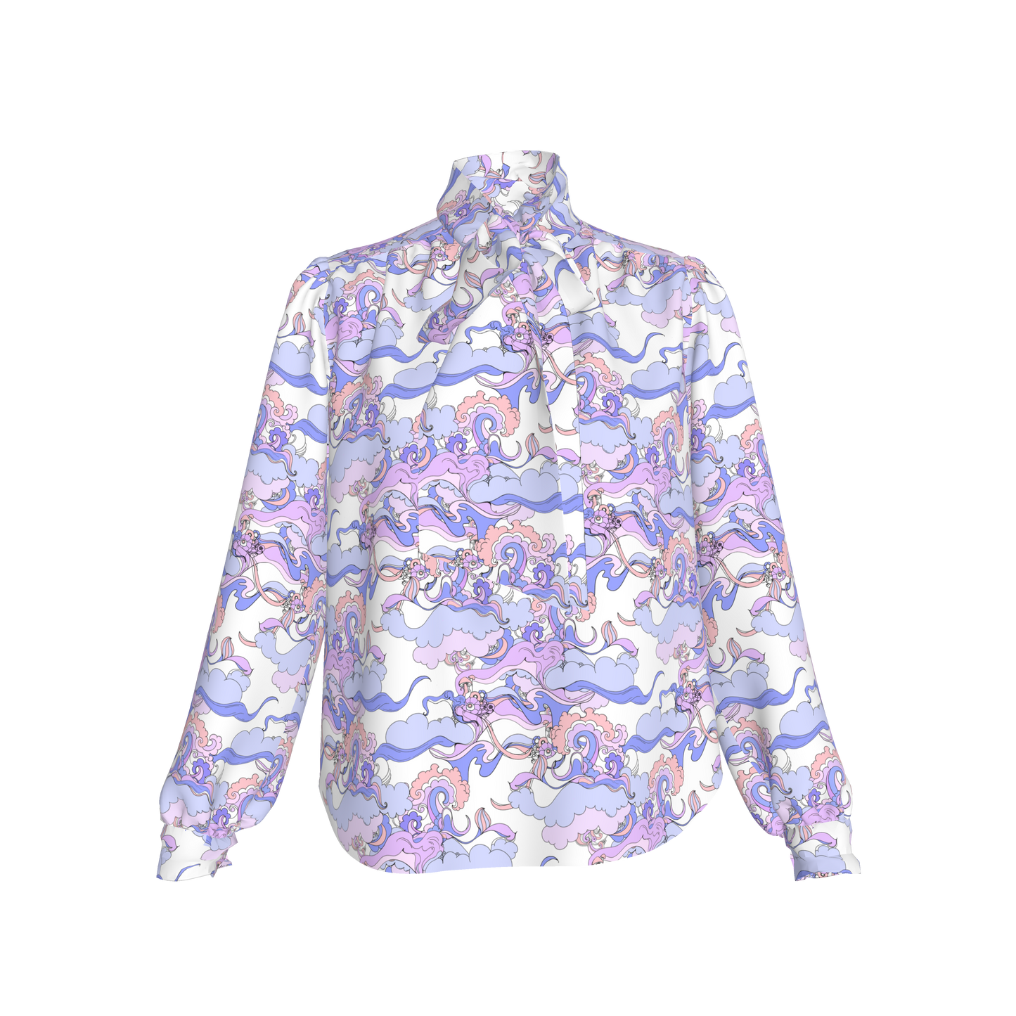 Nebula Silk Blouse