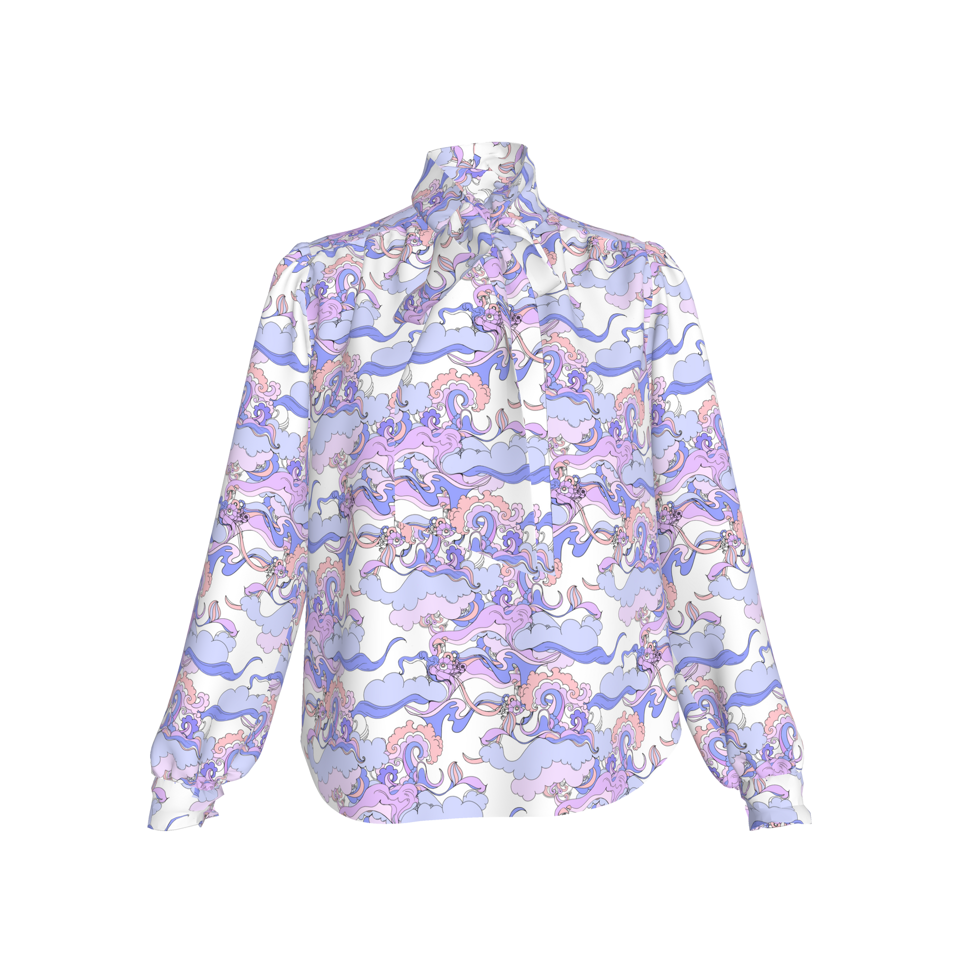 Nebula Silk Blouse