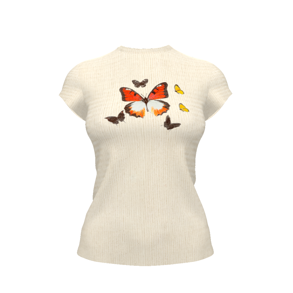 Mariposita Cap Sleeve Tshirt