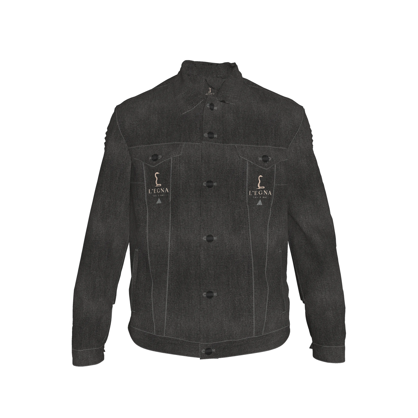 L'EGNA RISING 'CLASSIC BLACK' Jean Jacket