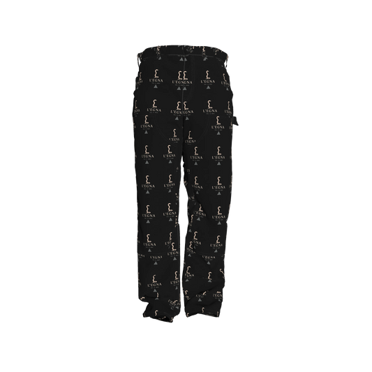 L'EGNA (EL-E-NA) RISING BLACKOUT BOXY Denim (All-Over Print)