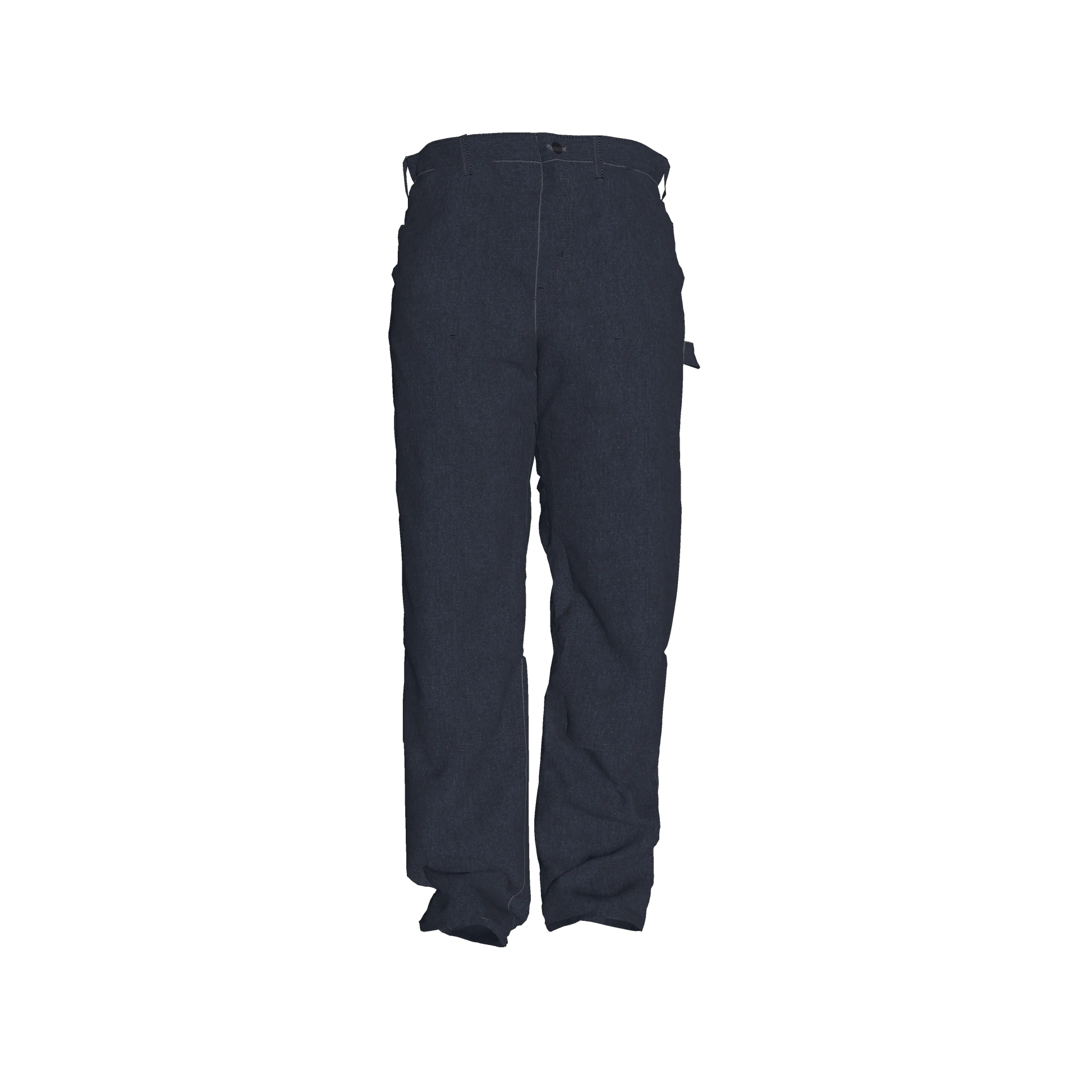 L'EGNA Rising Boxy Carpenter Denim Pant (Classic Blue)
