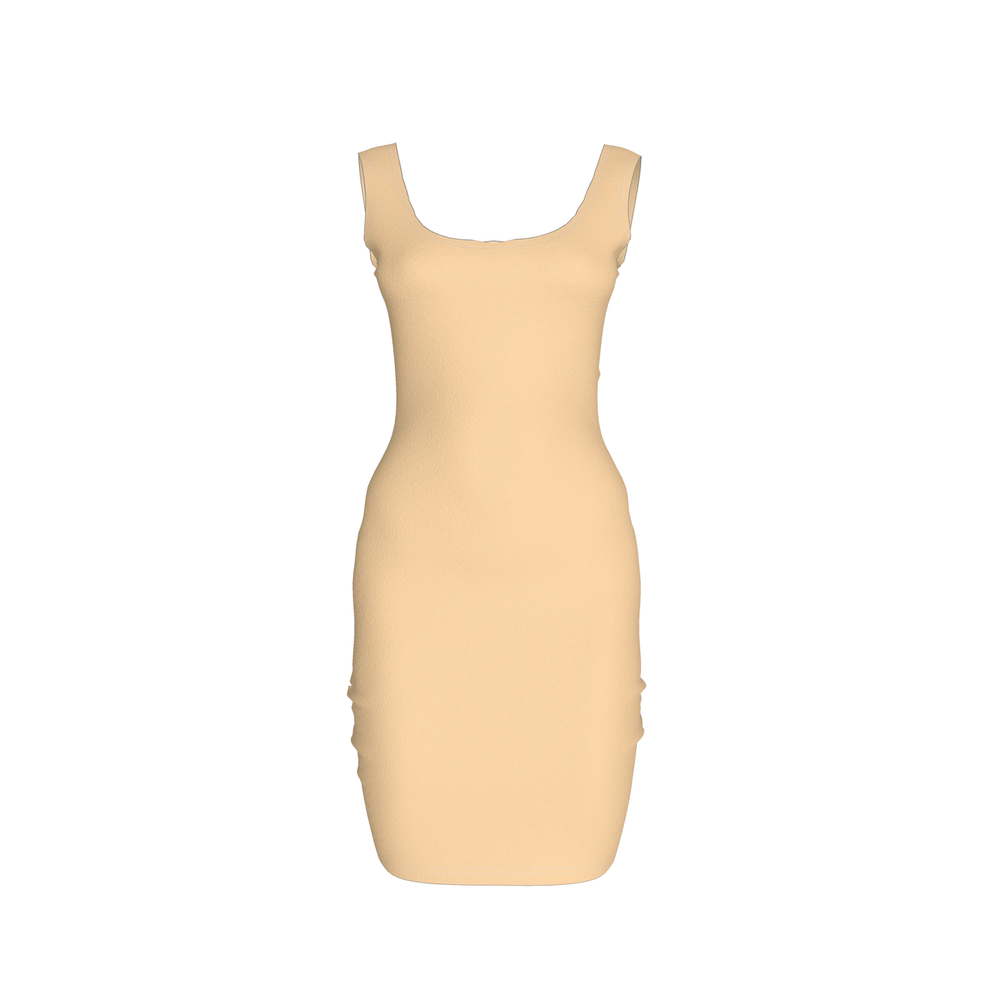 Body Con Tank Dress in Cotton-Spandex Lightweight Jersey