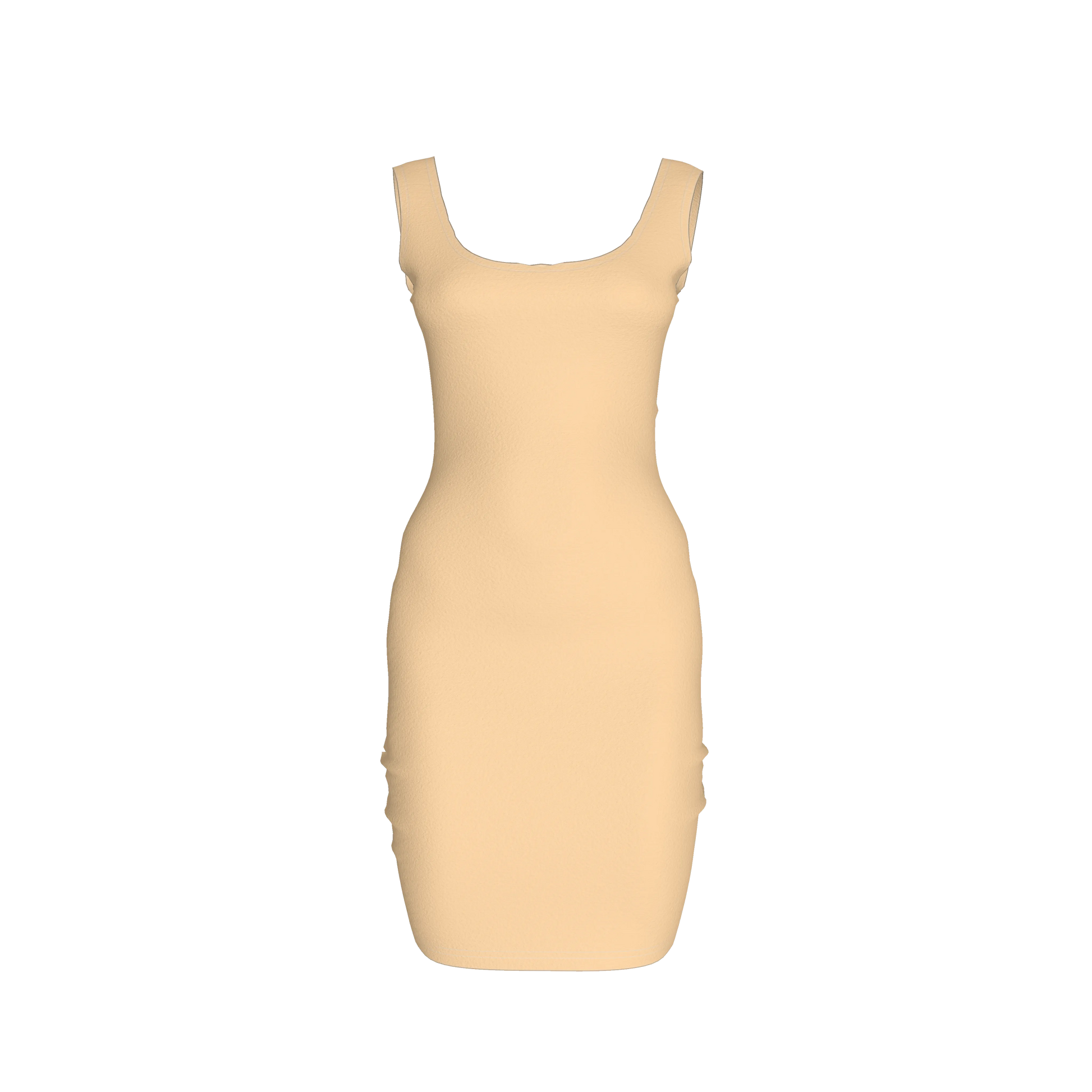 Body Con Tank Dress in Cotton-Spandex Lightweight Jersey