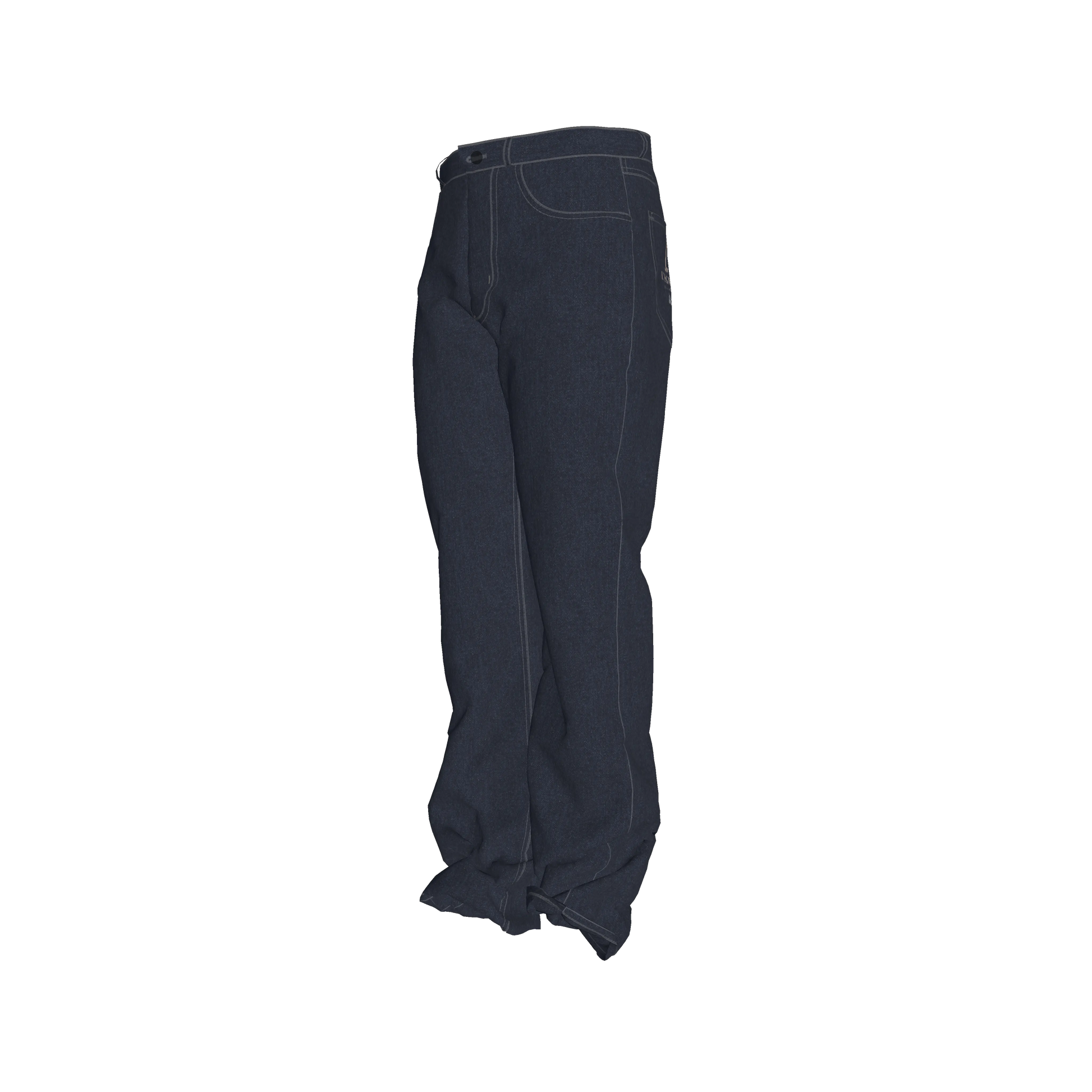 L'EGNA RISING (CLASSIC BLUE DENIM) FLARE JEANS