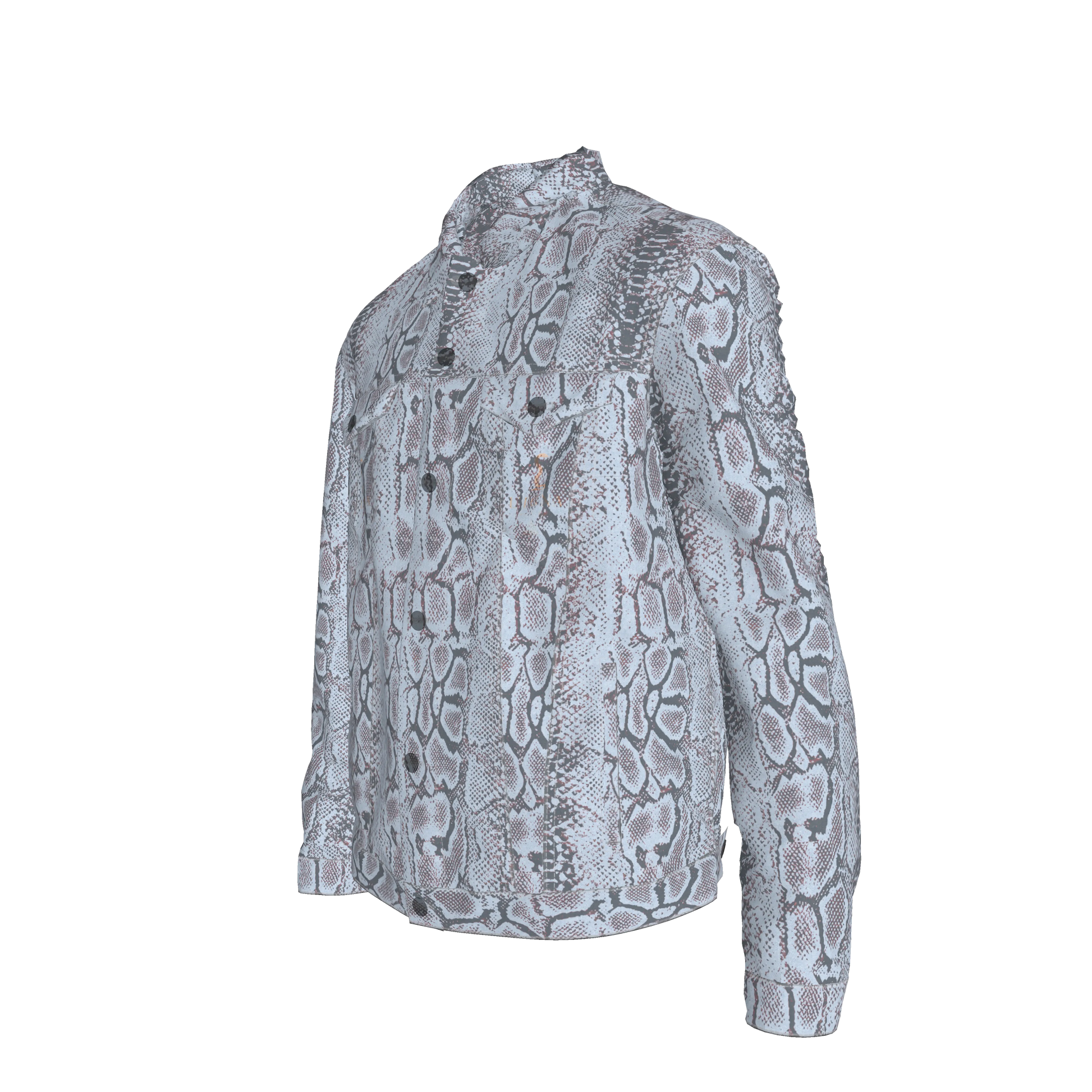 L'EGNA RISING 'SNAKESKIN' Jean Jacket