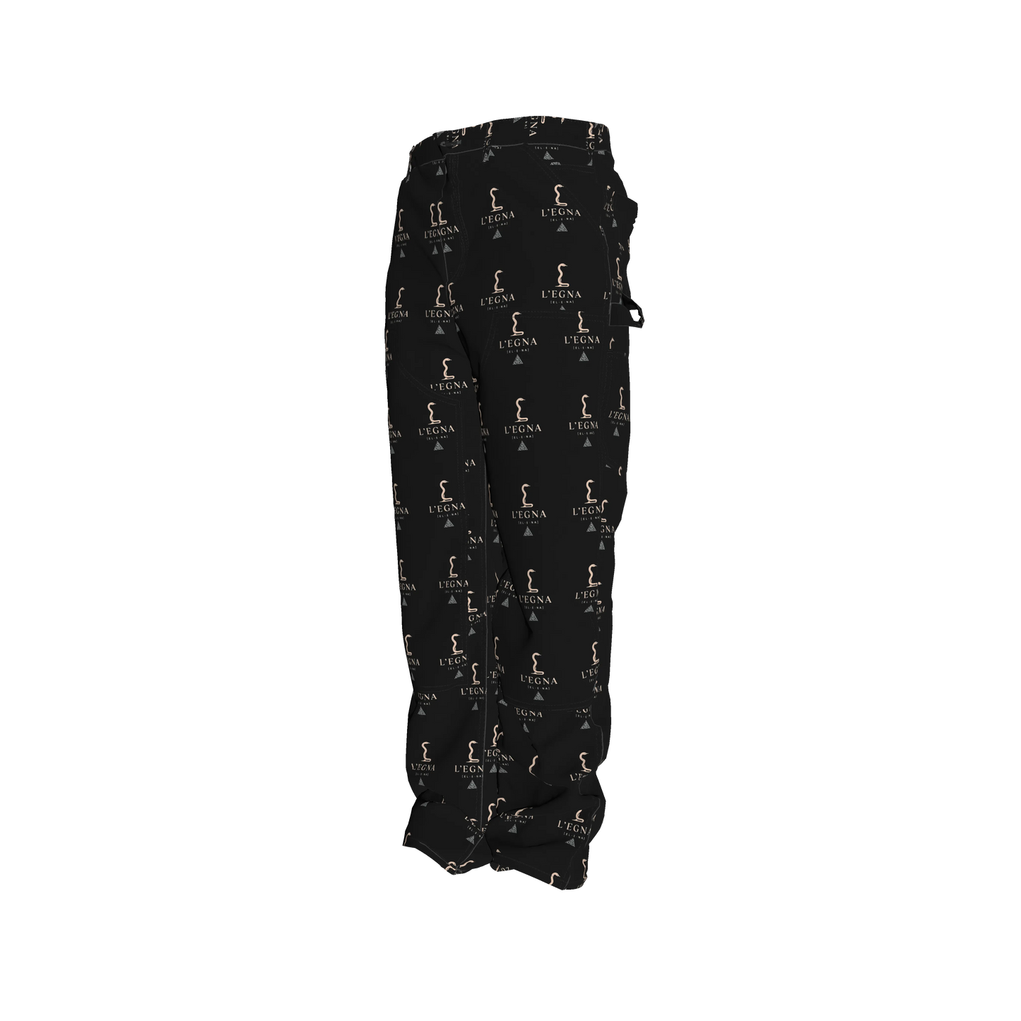L'EGNA (EL-E-NA) RISING BLACKOUT BOXY Denim (All-Over Print)