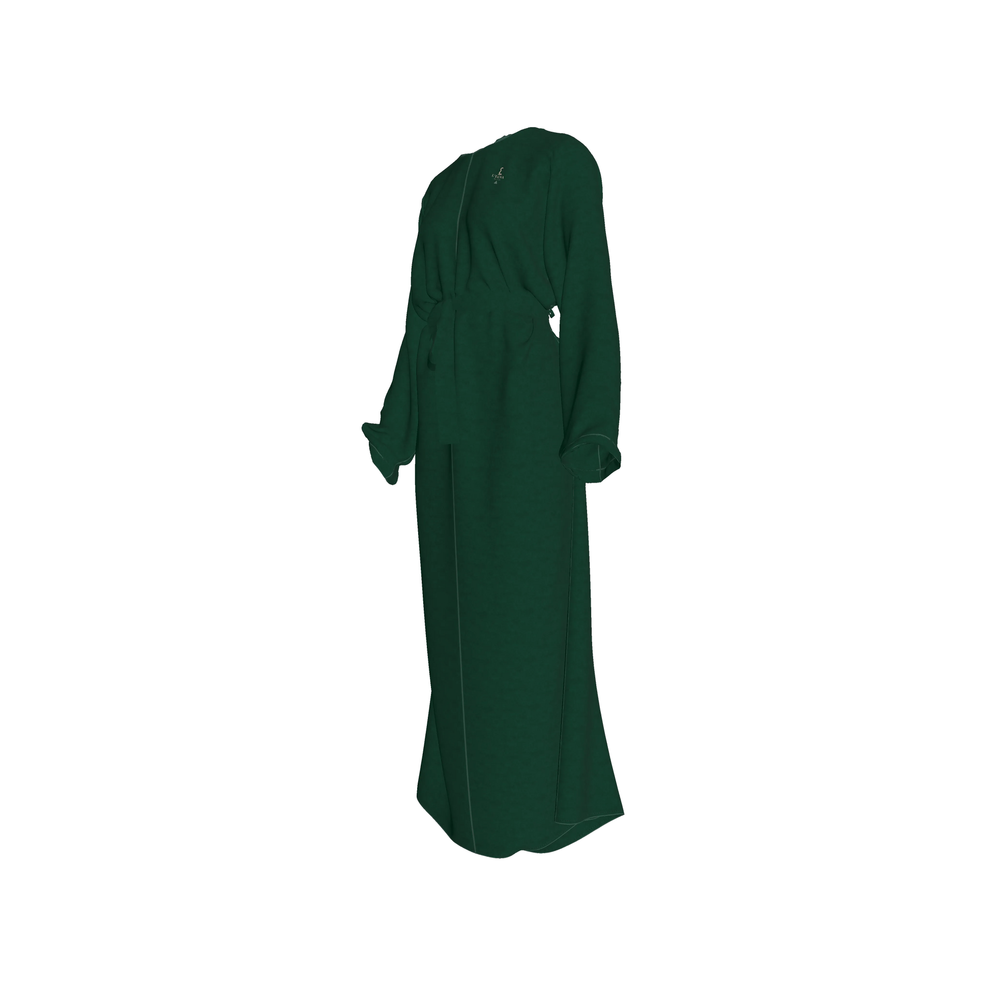 L'EGNA RISING Abaya Dress (Dark Green)