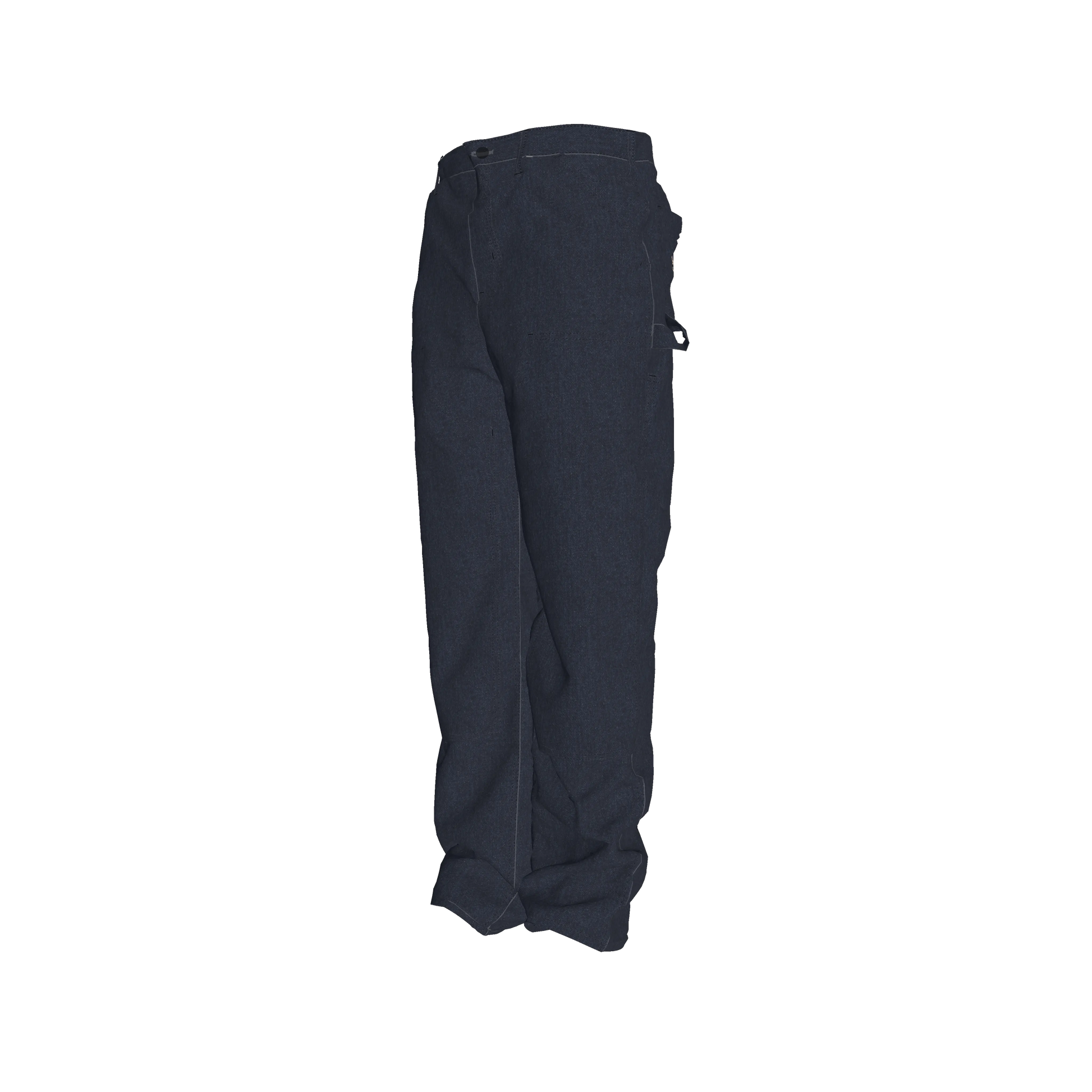 L'EGNA Rising Boxy Carpenter Denim Pant (Classic Blue)