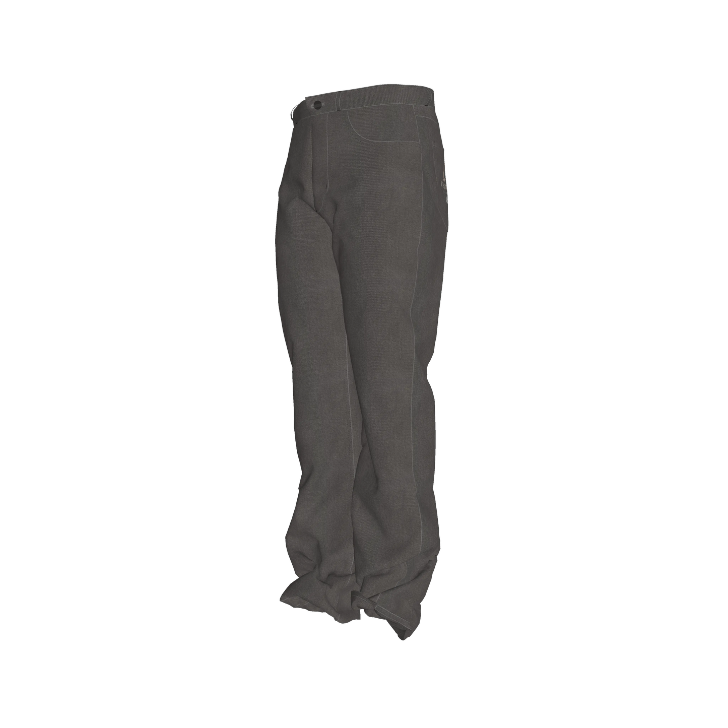 L'EGNA RISING (GRAY BROWN) FLARE JEANS