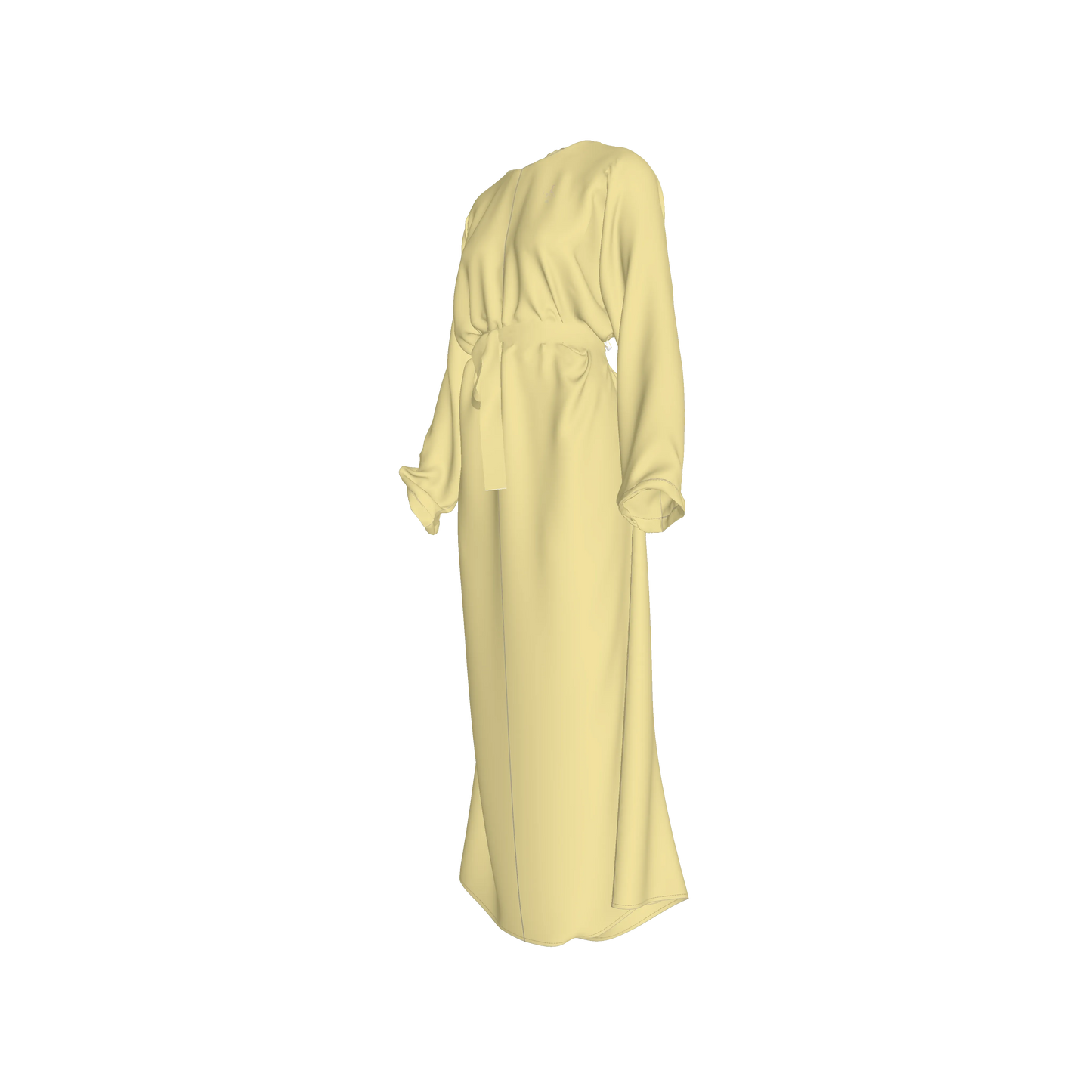 L'EGNA RISING Abaya Dress (CREAM)