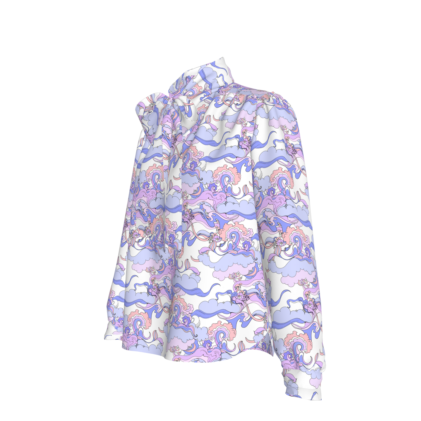 Nebula Silk Blouse