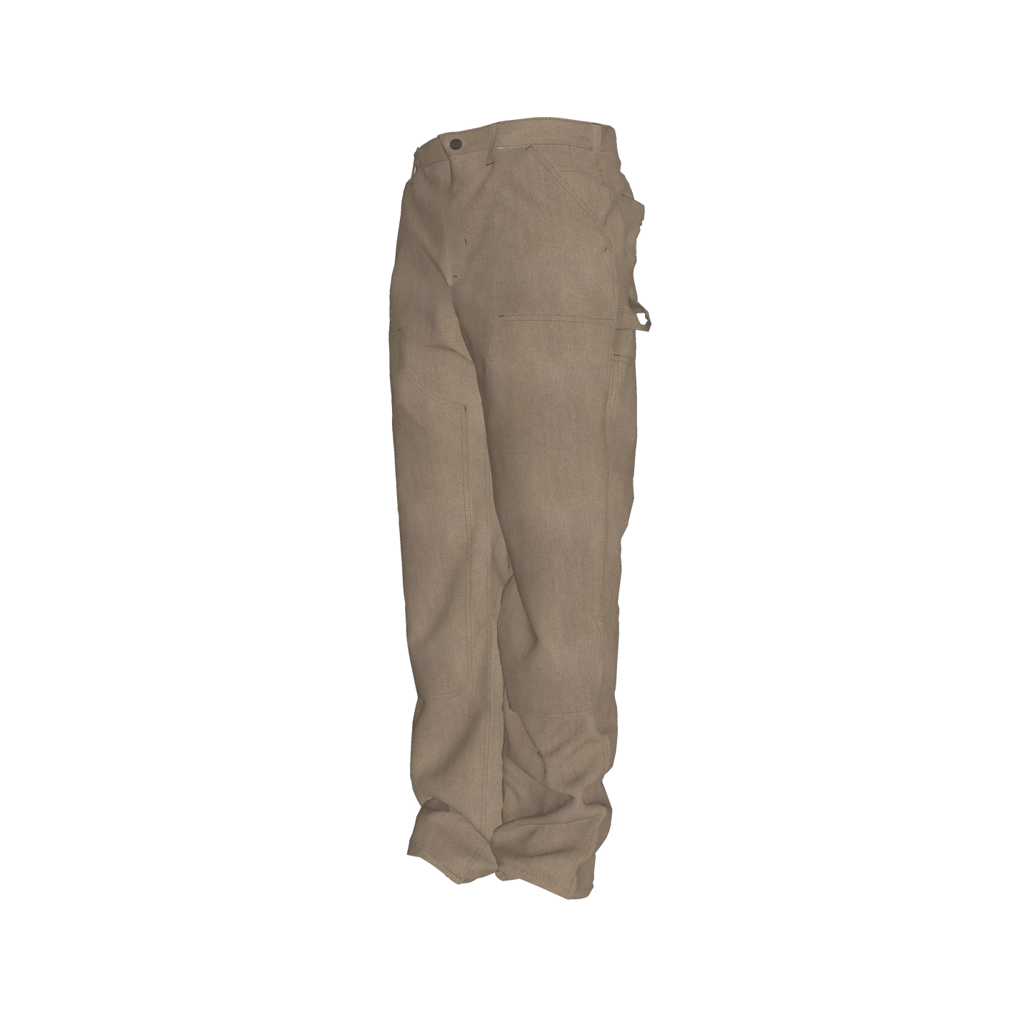 L'EGNA RISING BOXY (KHAKI) CARPENTER DENIM