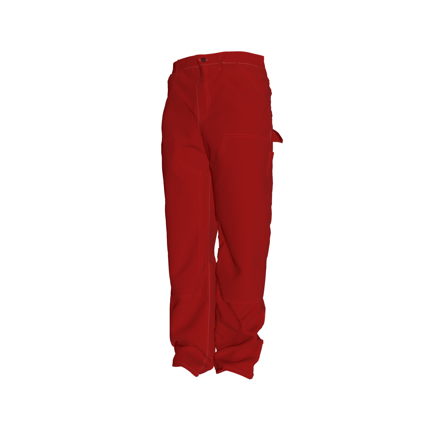 abrazos red carpenter pants