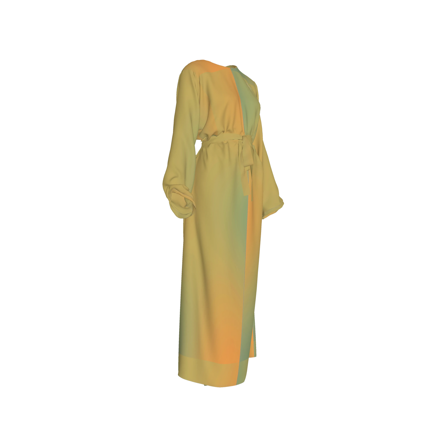L'EGNA RISING Abaya Dress (ASYMMETRIC LIGHT AUTUMN BLEND)