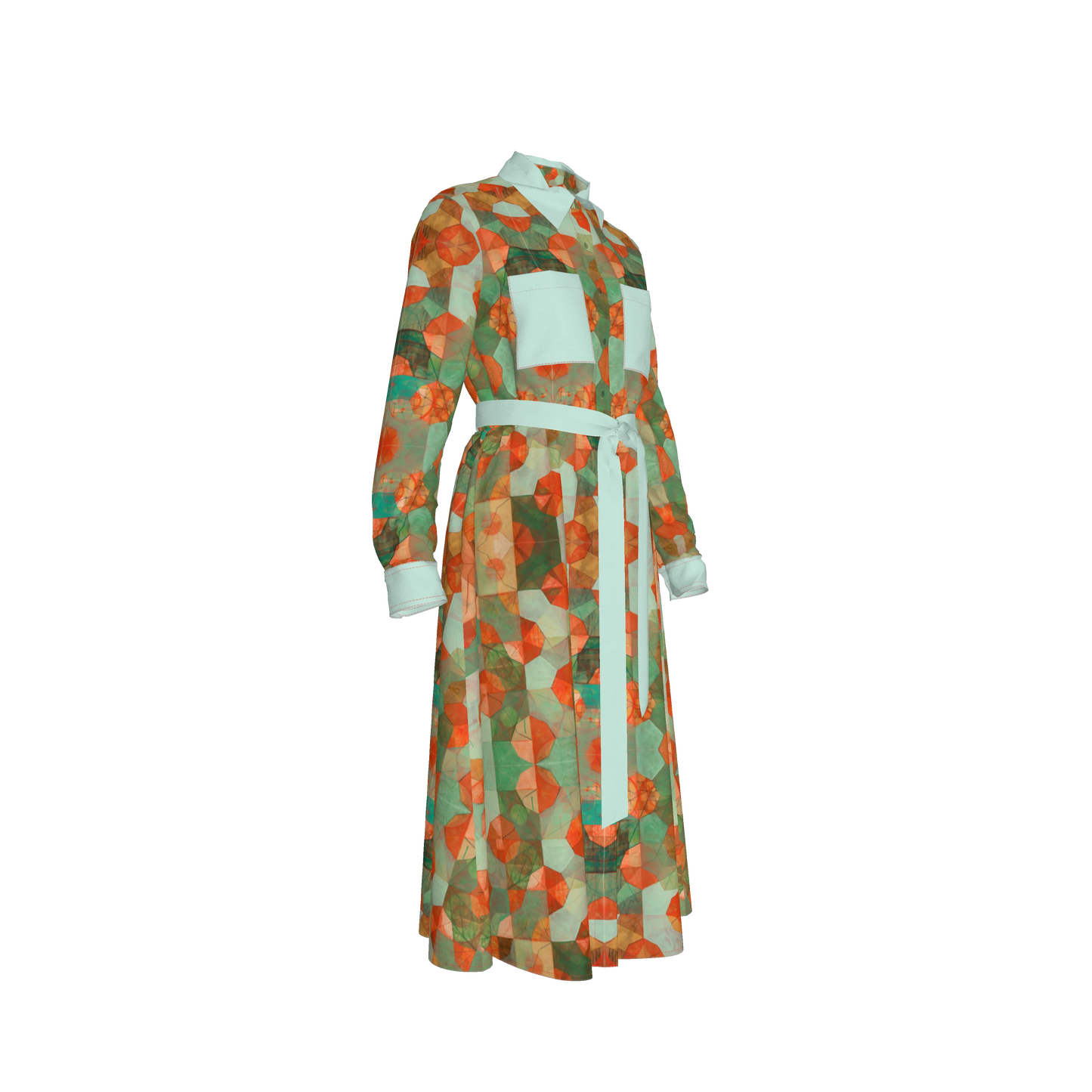 Lotus Born Shirt Dress