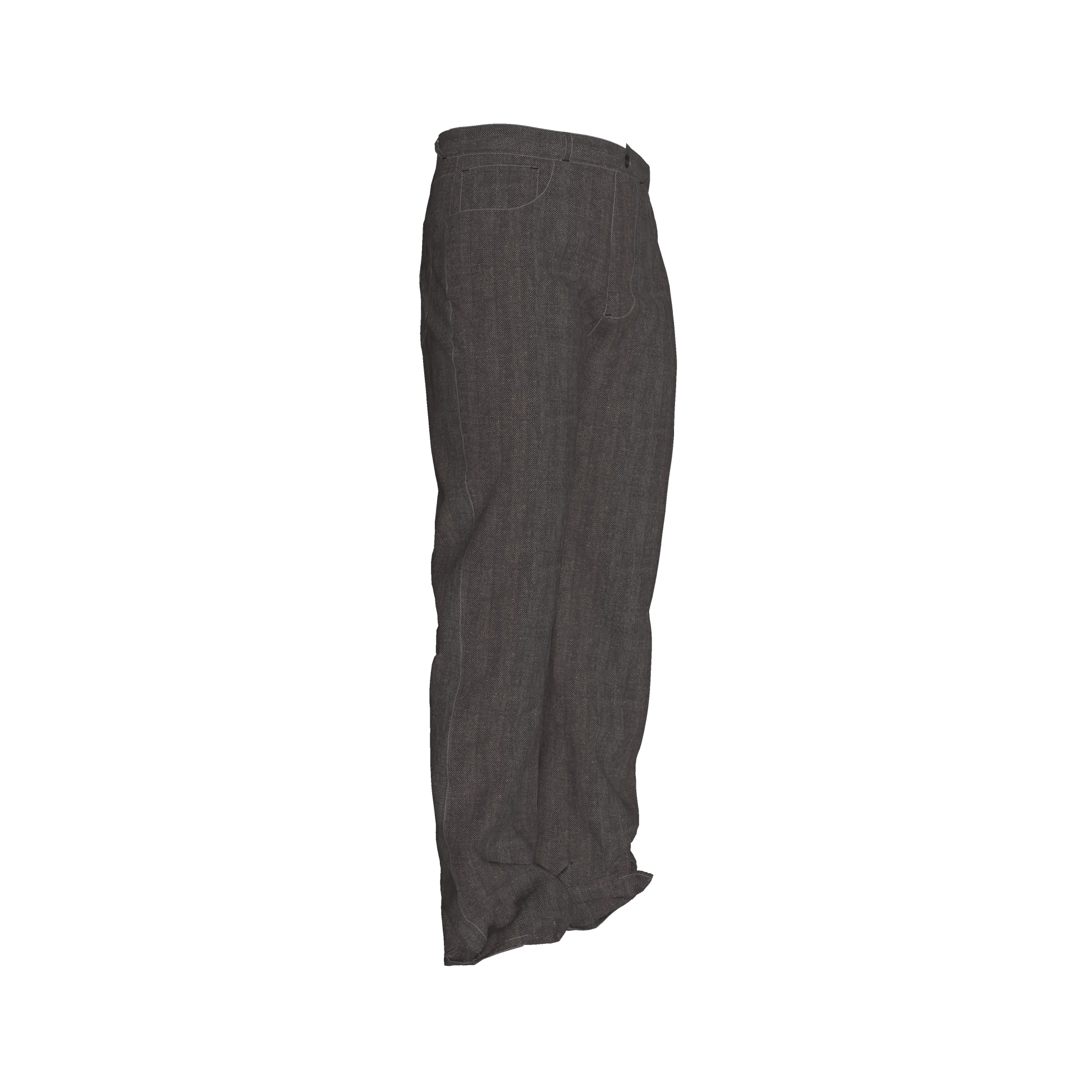 L'EGNA RISING (DARK GRAY) FLARE JEANS
