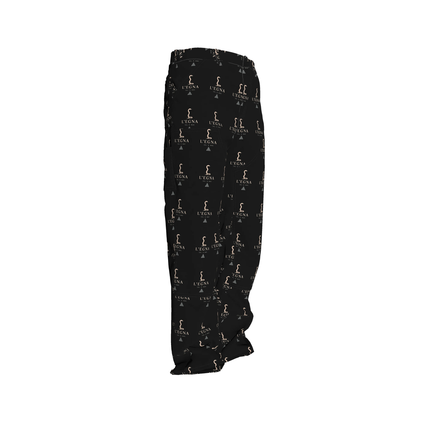 L'EGNA (EL-E-NA) RISING BLACKOUT BOXY Denim (All-Over Print)