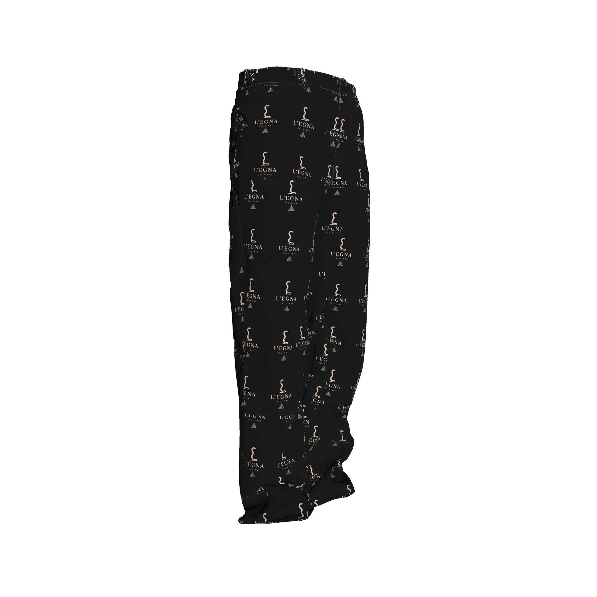 L'EGNA (EL-E-NA) RISING BLACKOUT BOXY Denim (All-Over Print)