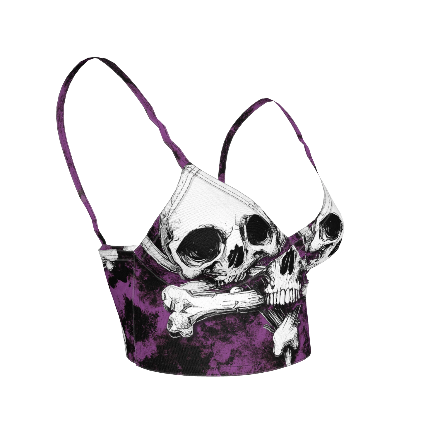 Purple Skeletittie Bralette Copy