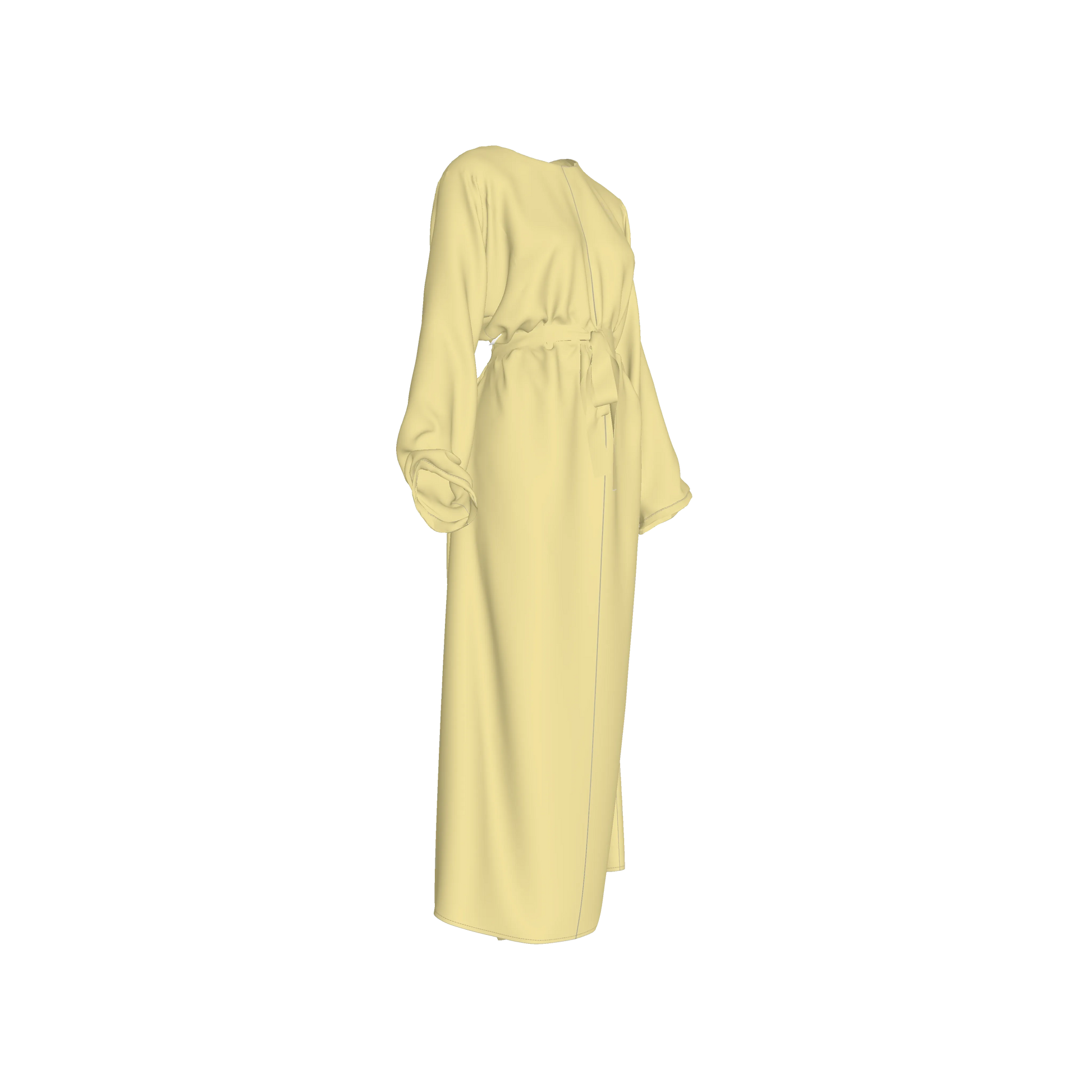 L'EGNA RISING Abaya Dress (CREAM)