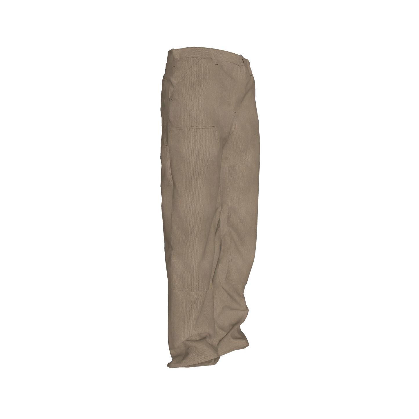 L'EGNA RISING BOXY (KHAKI) CARPENTER DENIM