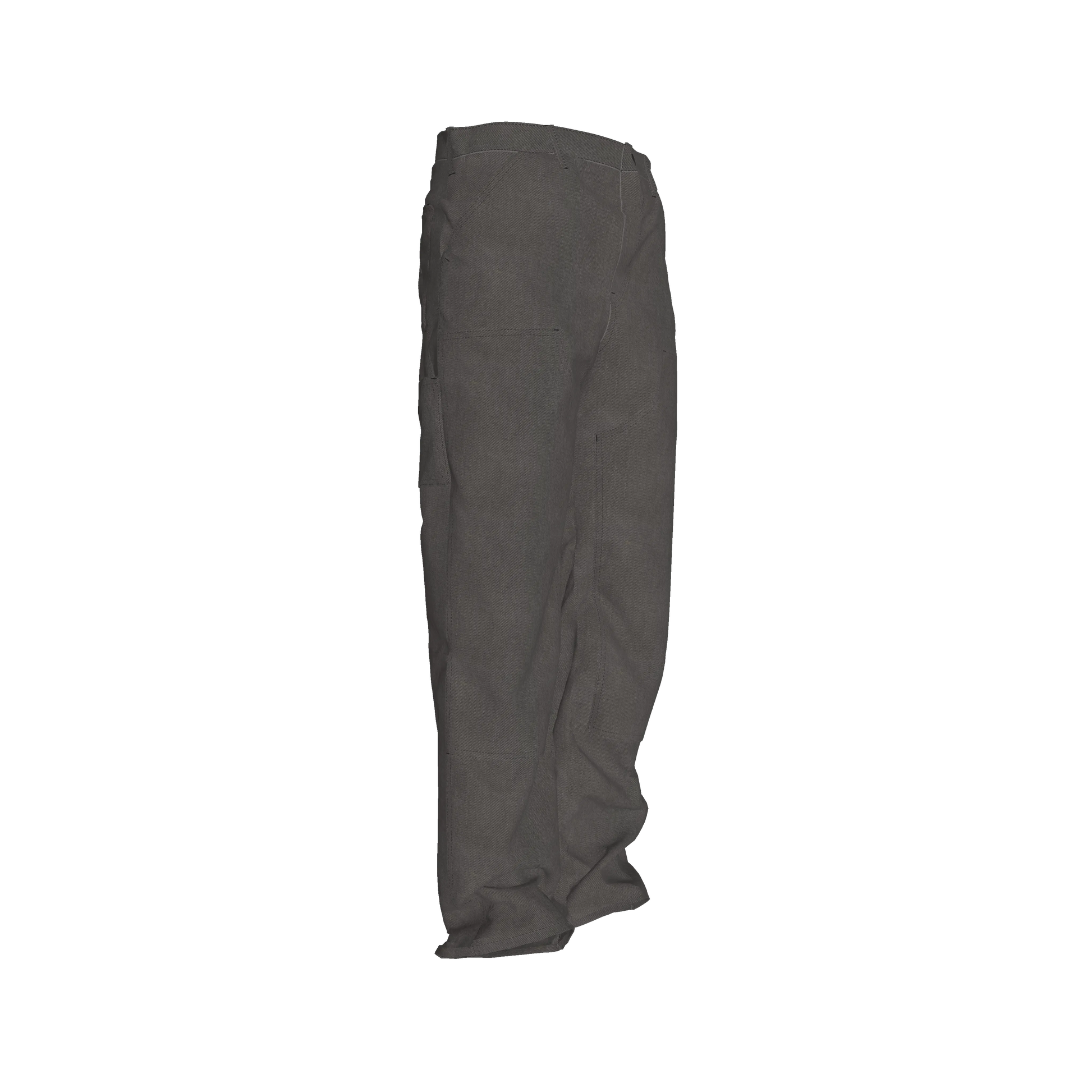 L'EGNA RISING BOXY (GRAY BROWN) Carpenter DENIM