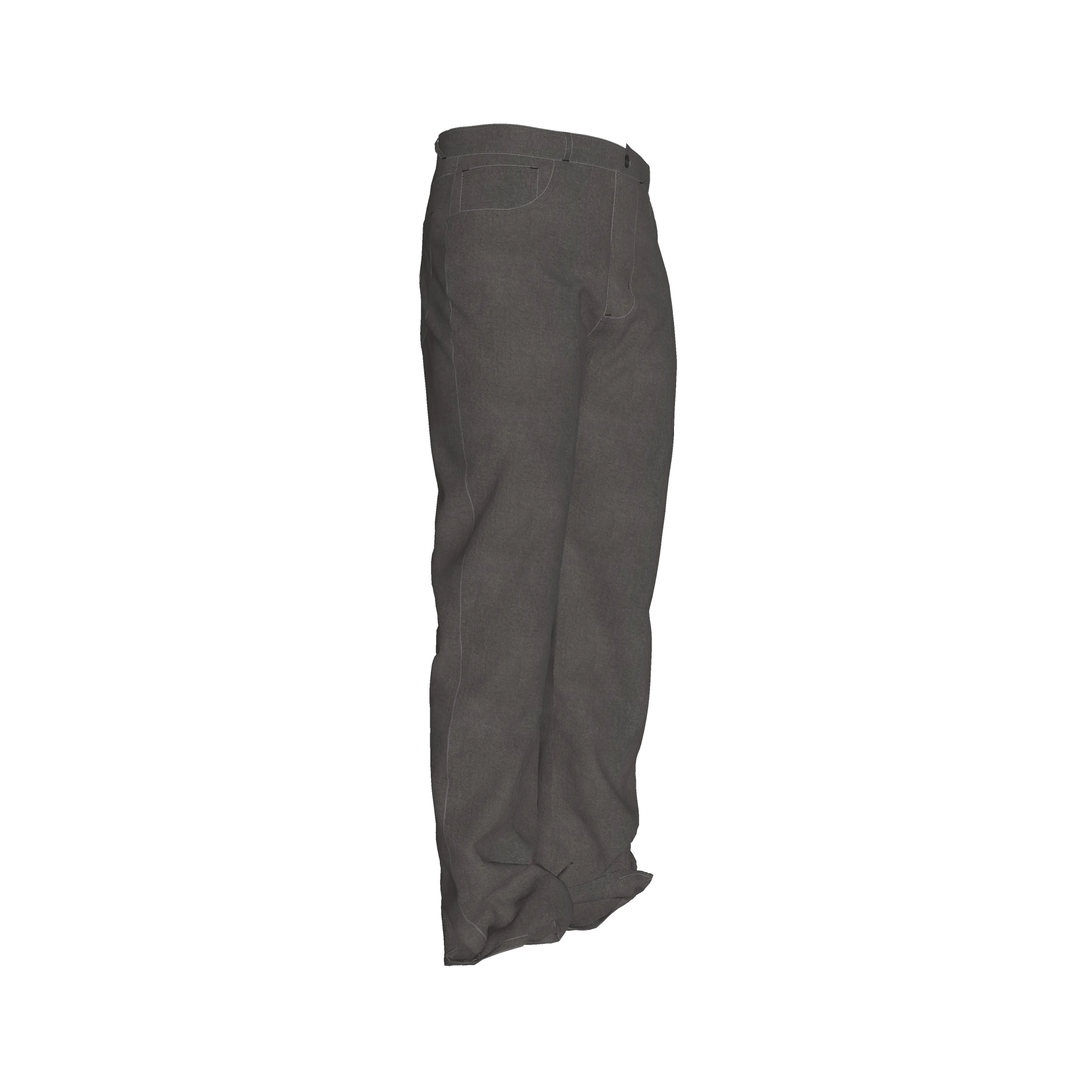 L'EGNA RISING (GRAY BROWN) FLARE JEANS