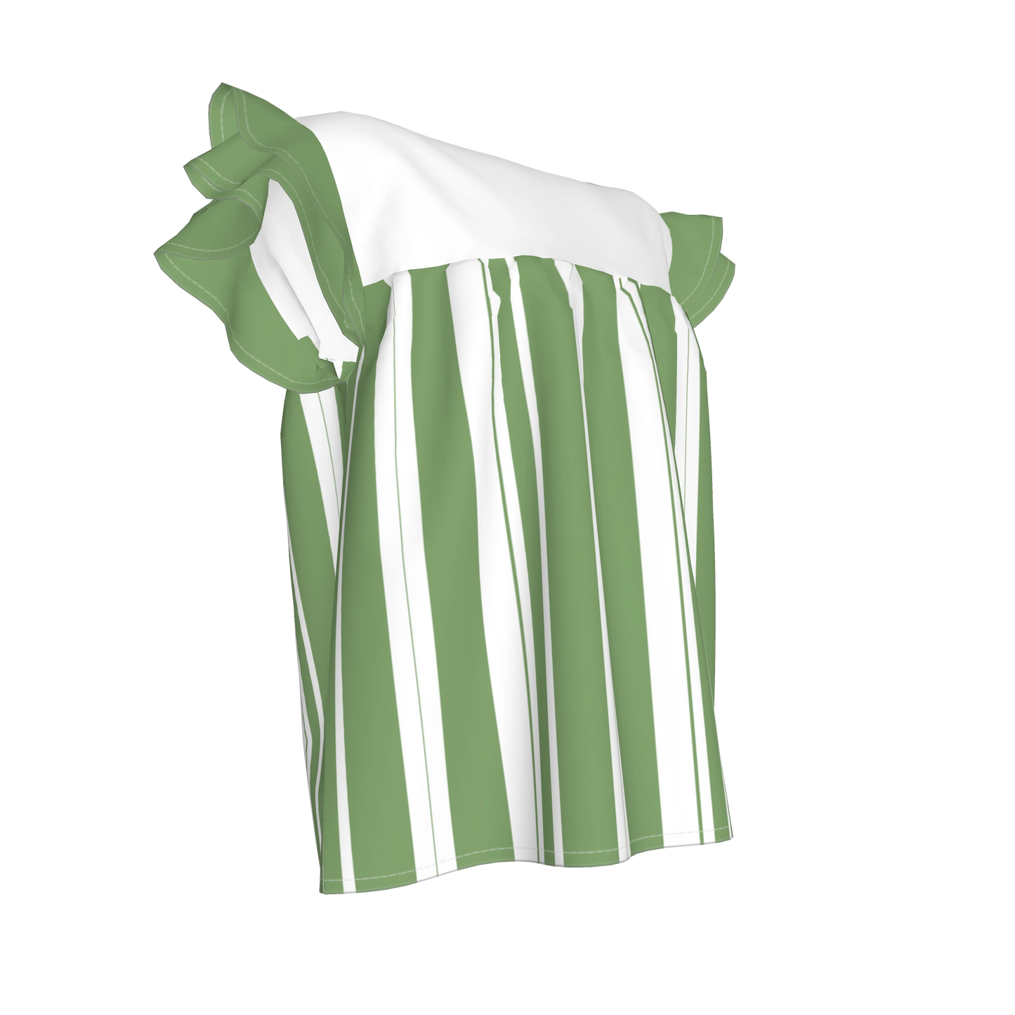 Ruffled Sleeve Top