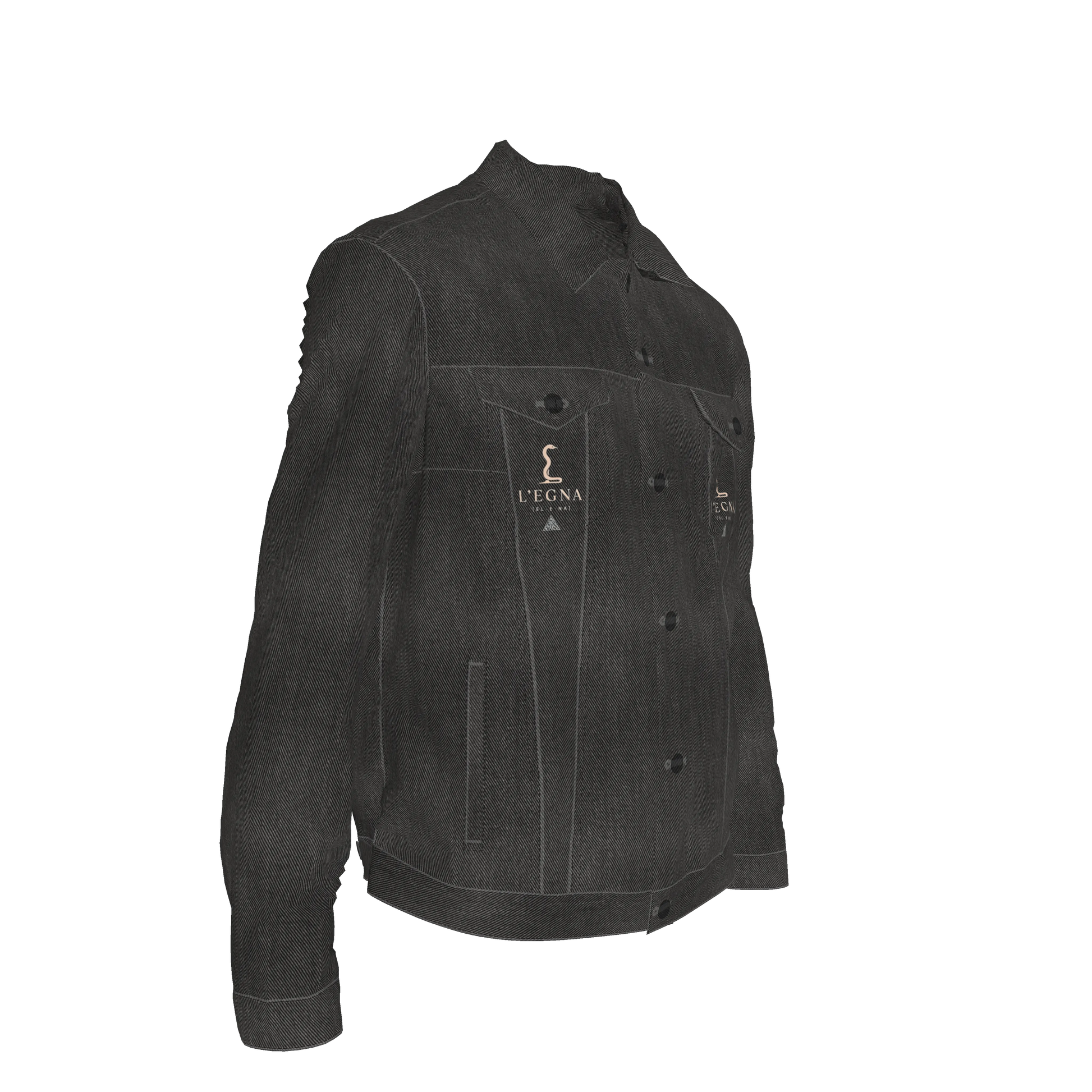 L'EGNA RISING 'CLASSIC BLACK' Jean Jacket