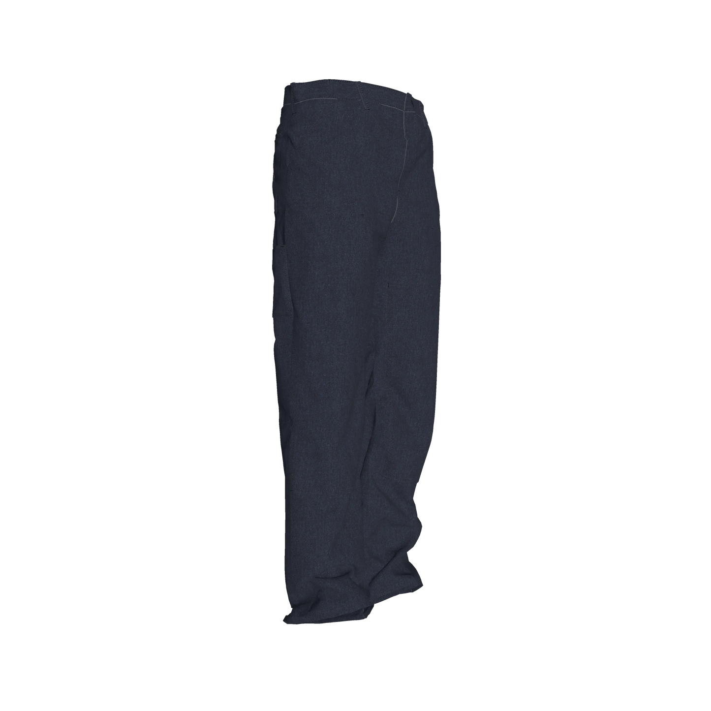 L'EGNA Rising Boxy Carpenter Denim Pant (Classic Blue)