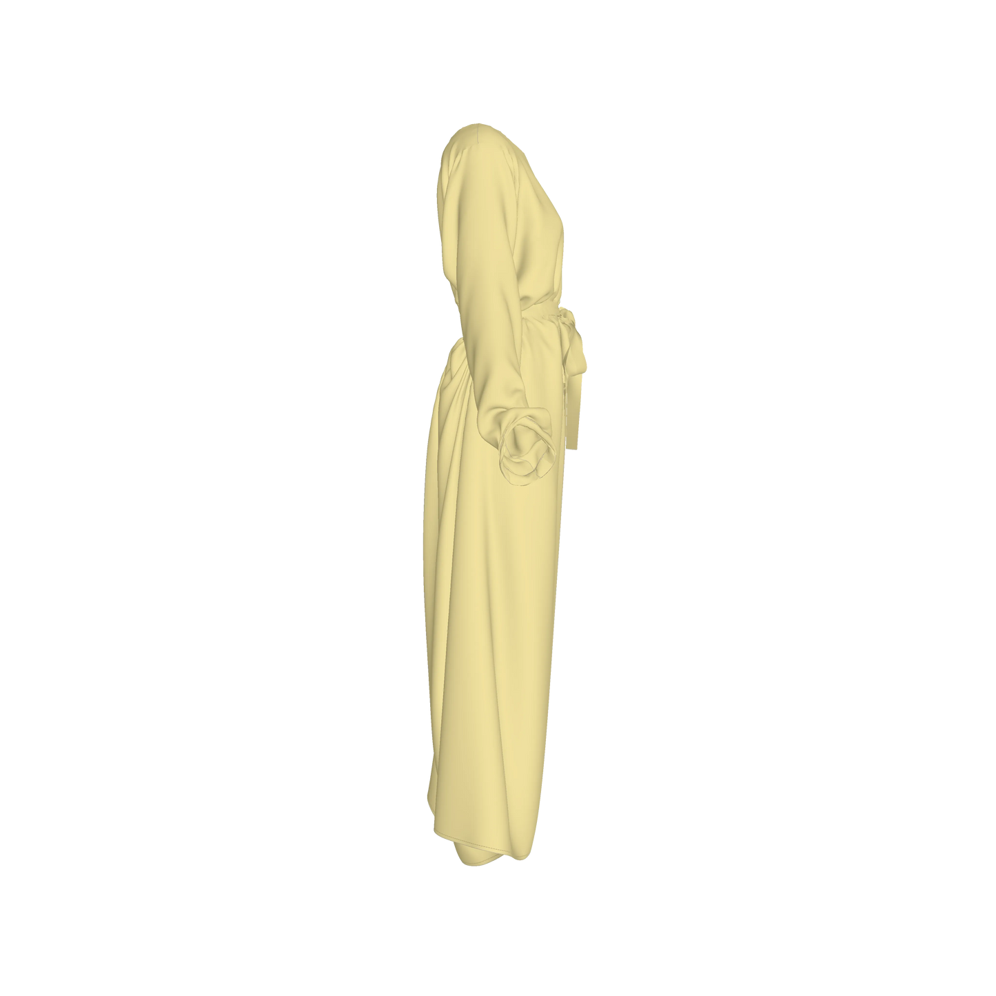 L'EGNA RISING Abaya Dress (CREAM)