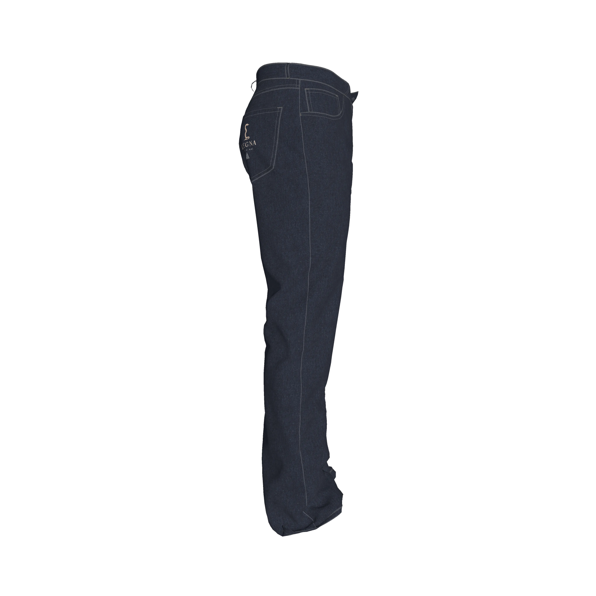 L'EGNA RISING (CLASSIC BLUE DENIM) FLARE JEANS
