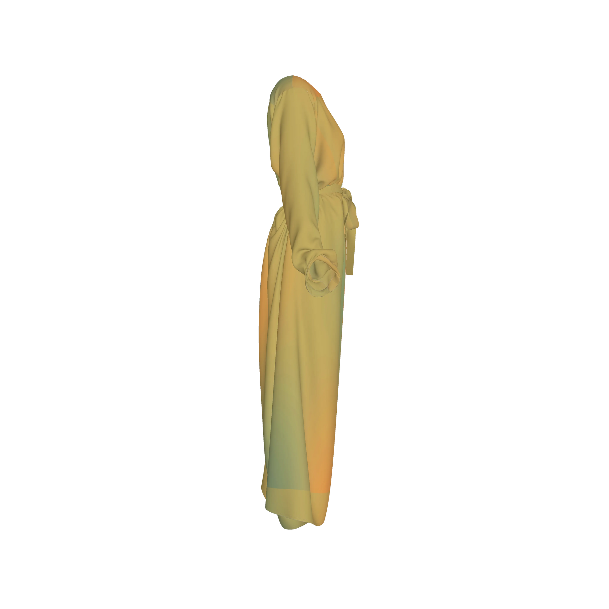 L'EGNA RISING Abaya Dress (ASYMMETRIC LIGHT AUTUMN BLEND)