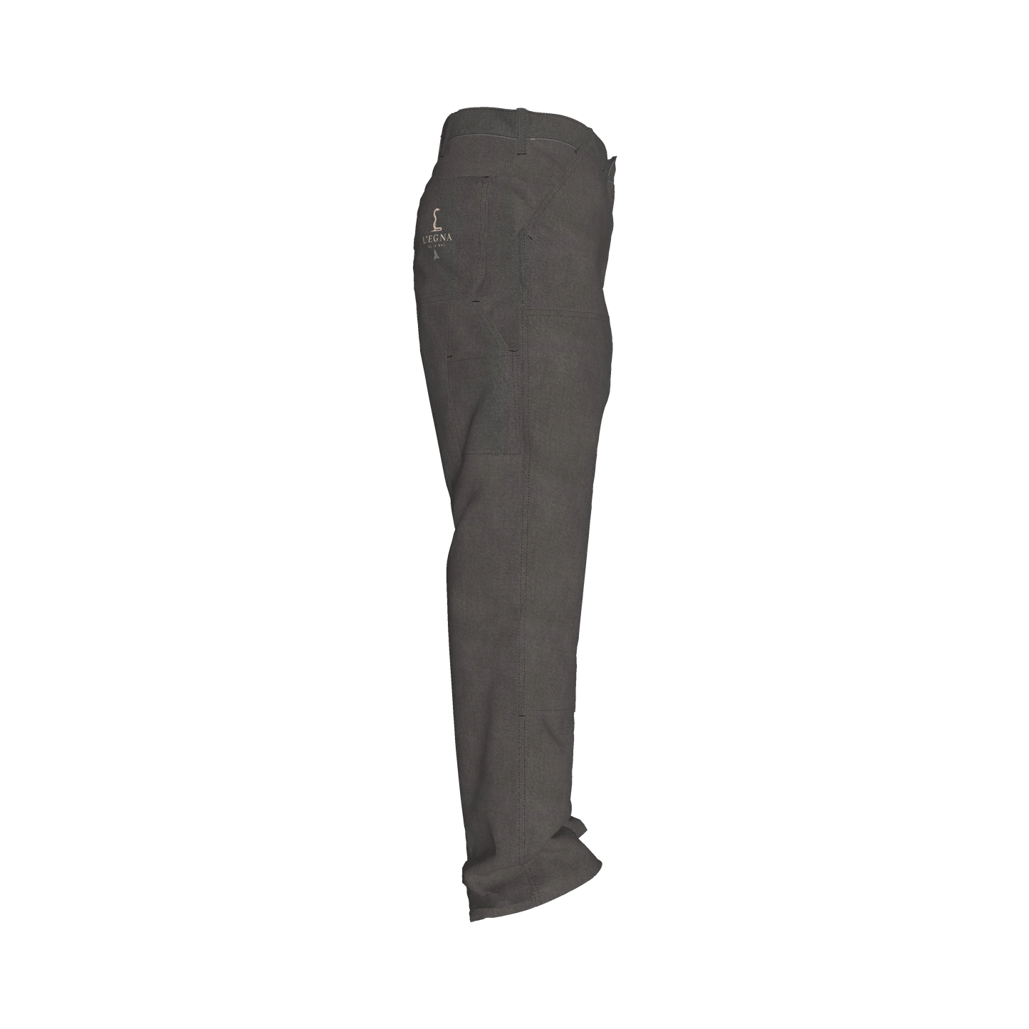 L'EGNA RISING BOXY (GRAY BROWN) Carpenter DENIM