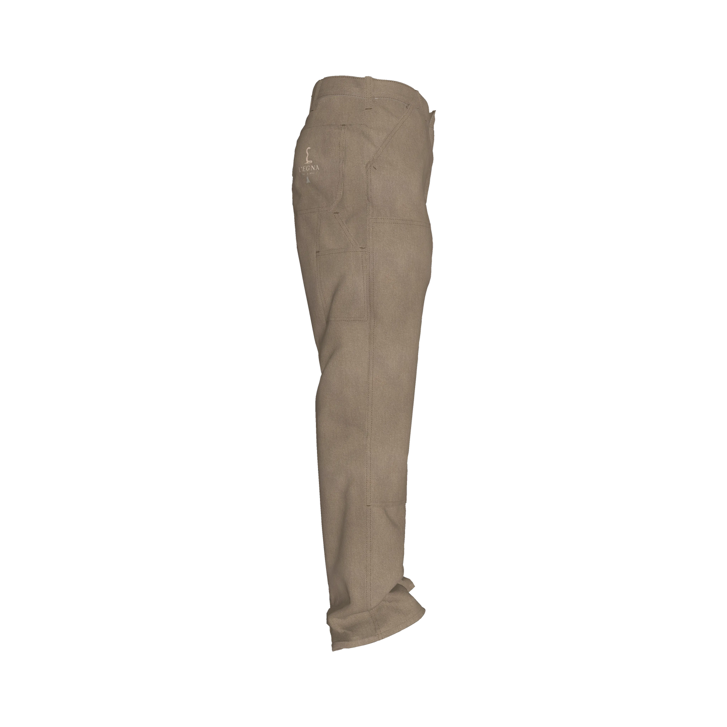 L'EGNA RISING BOXY (KHAKI) CARPENTER DENIM