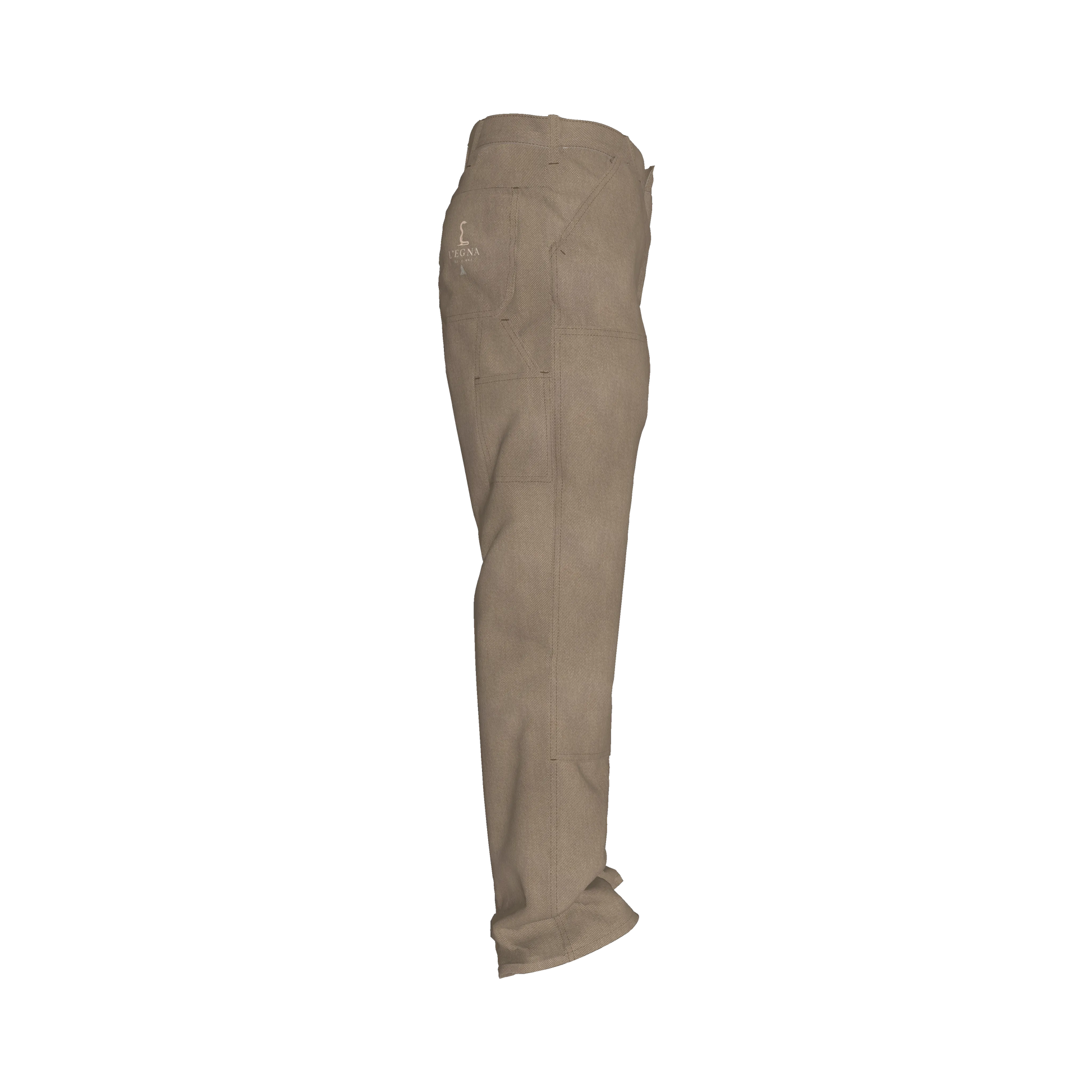 L'EGNA RISING BOXY (KHAKI) CARPENTER DENIM
