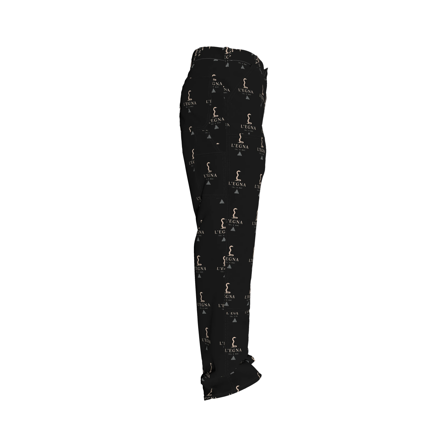 L'EGNA (EL-E-NA) RISING BLACKOUT BOXY Denim (All-Over Print)