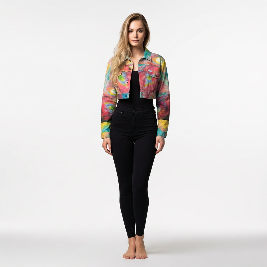 Cropped Jean Cotton Jacket Multiverse