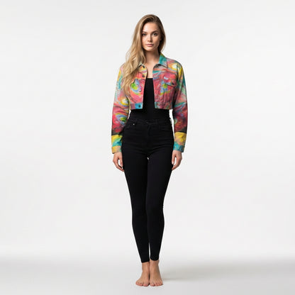 Cropped Jean Cotton Jacket Multiverse
