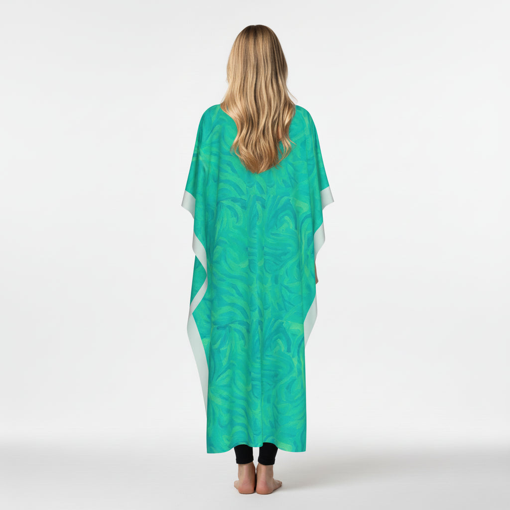 Caftan Cotton Poplin – Teal Noodles 