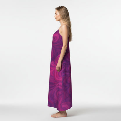 Slip Dress (non Bias) Purple Storm