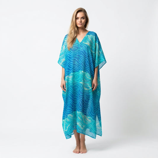 Caftan Starseedz in Organic Cotton Voile